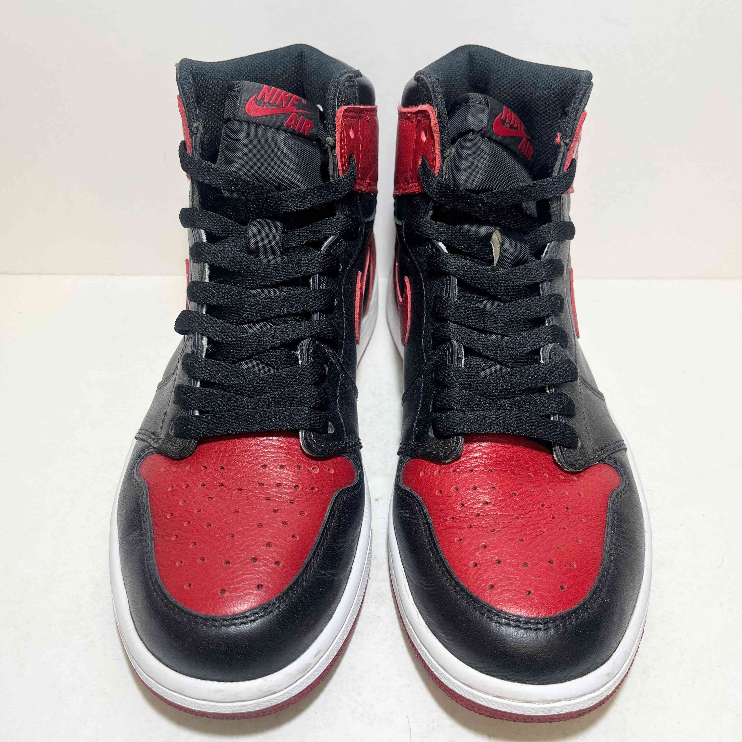 【US8.5】 AIR JORDAN 1 RETRO HIGH OG Bred Banned 555088-001 【USED】