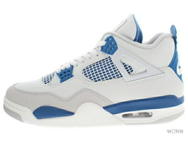 【US10.5】 AIR JORDAN 4 RETRO Military Blue  FV5029-141 【DS】