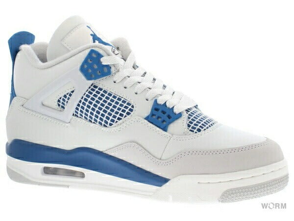 【US10.5】 AIR JORDAN 4 RETRO Military Blue  FV5029-141 【DS】