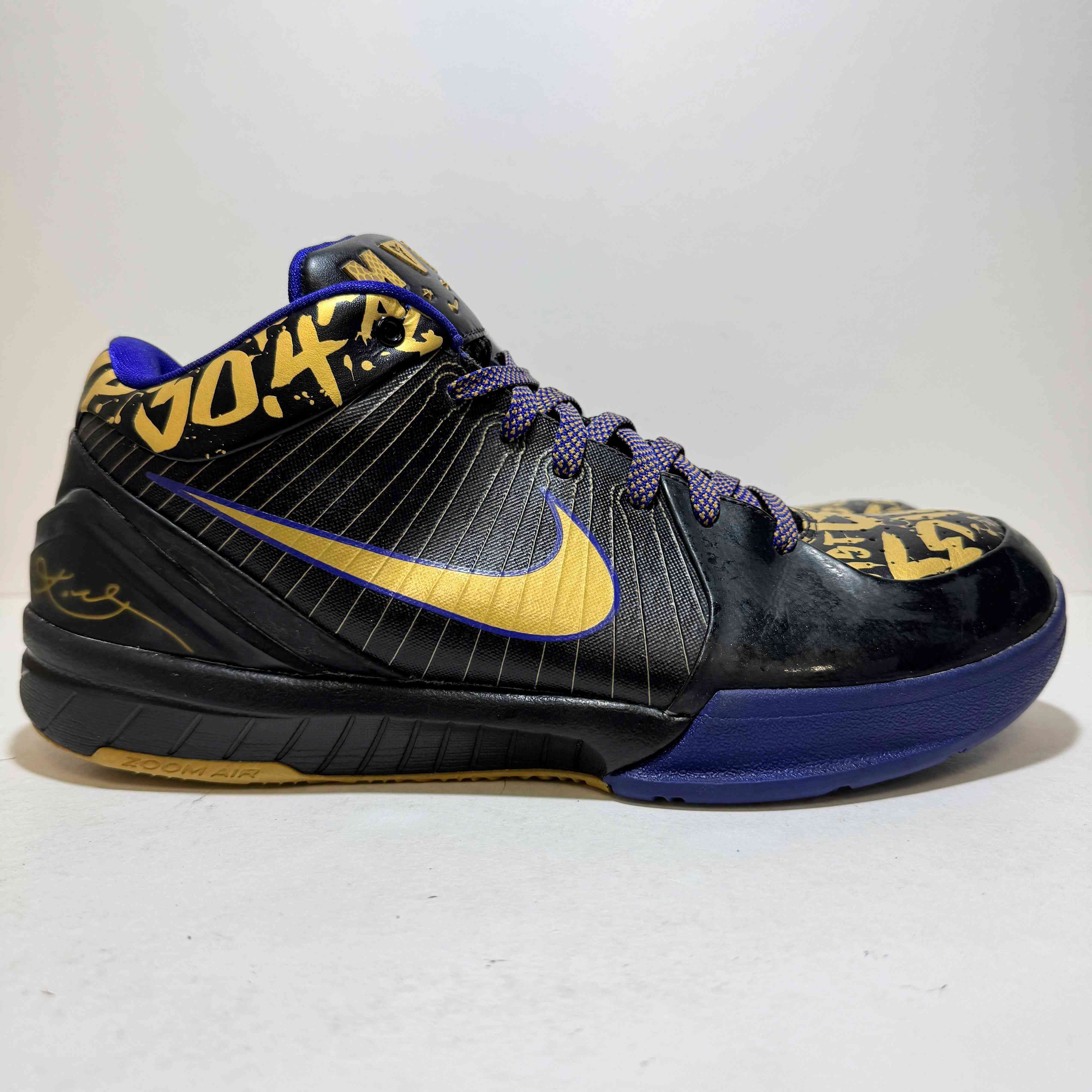 【US10.5】 NIKE ZOOM KOBE 4 (POP) NBA Final MVP Away 354187-001 【DS】