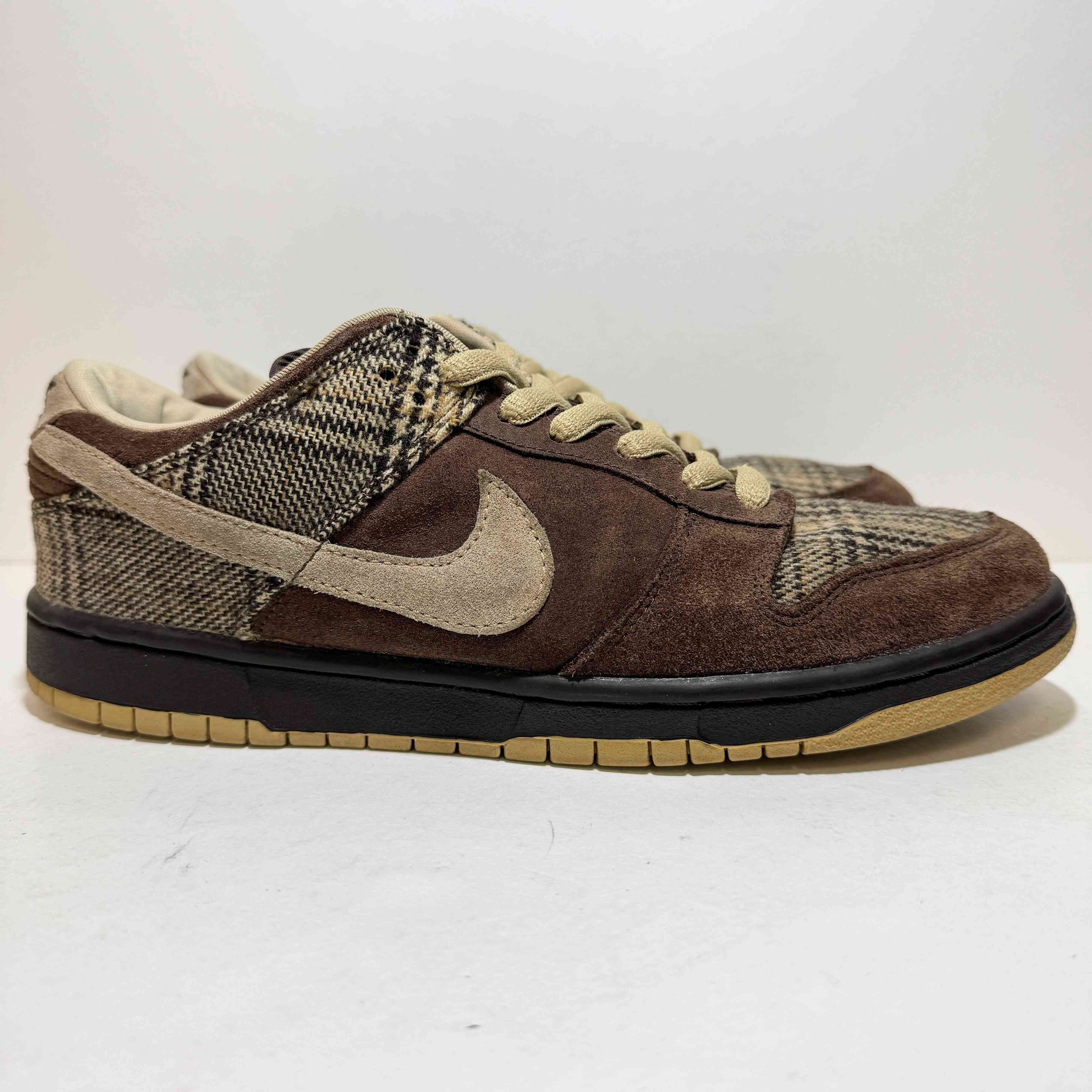 【US9.5】 NIKE SB DUNK LOW PRO SB TWEED 304292-223 【USED】