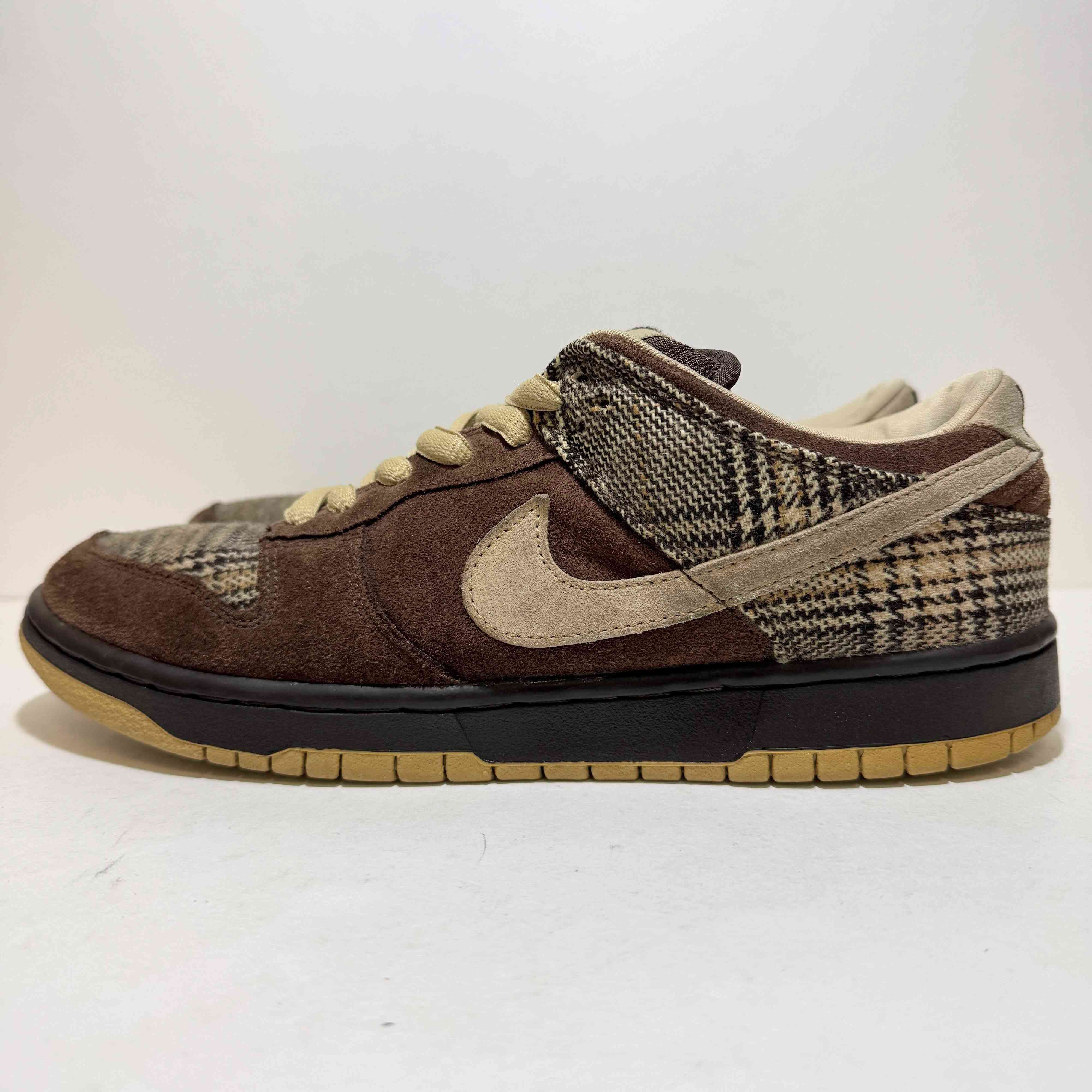 【US9.5】 NIKE SB DUNK LOW PRO SB TWEED 304292-223 【USED】