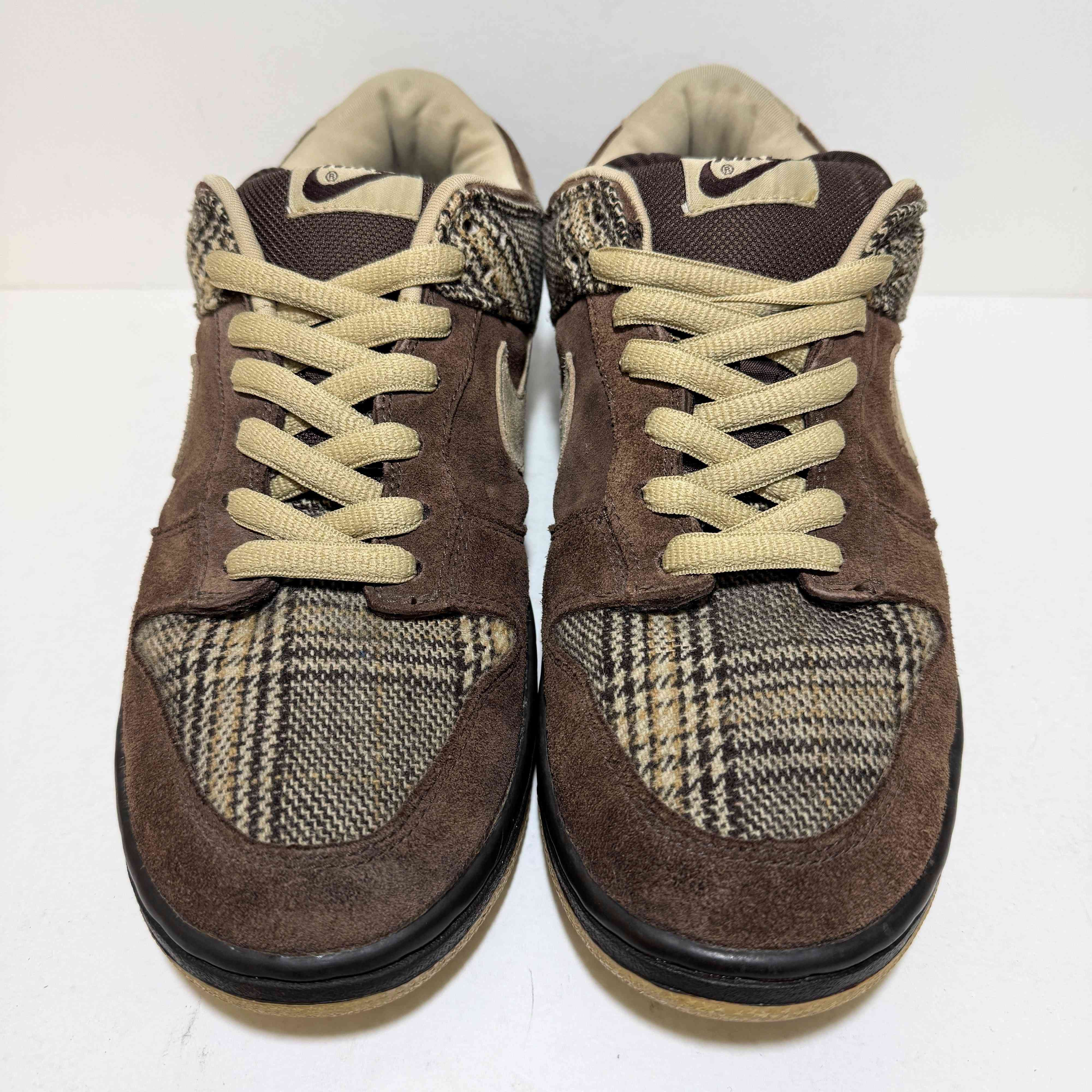 【US9.5】 NIKE SB DUNK LOW PRO SB TWEED 304292-223 【USED】