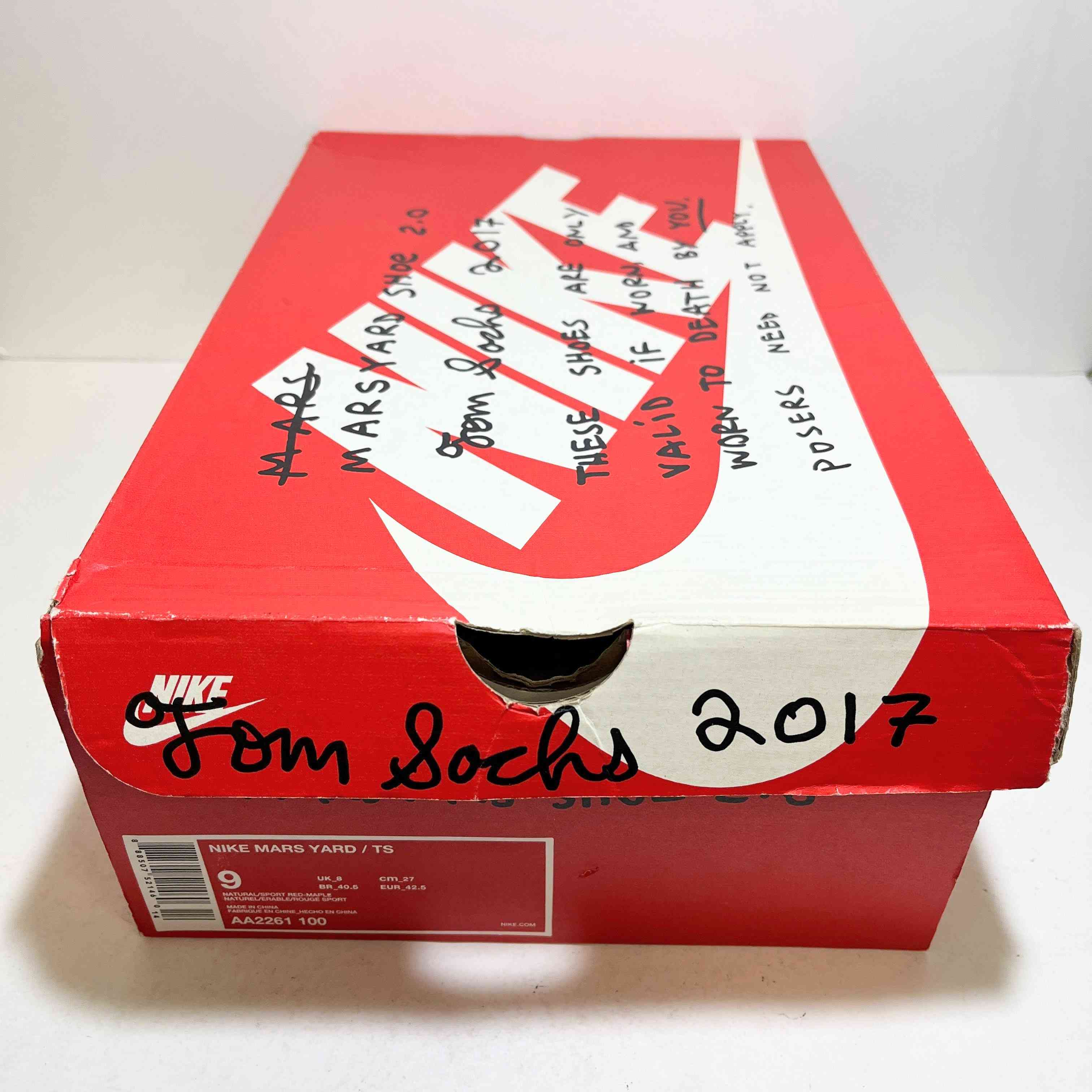 【US9】 NIKE MARS YARD / TS Tom Sachs Space Camp AA2261-100 【USED】