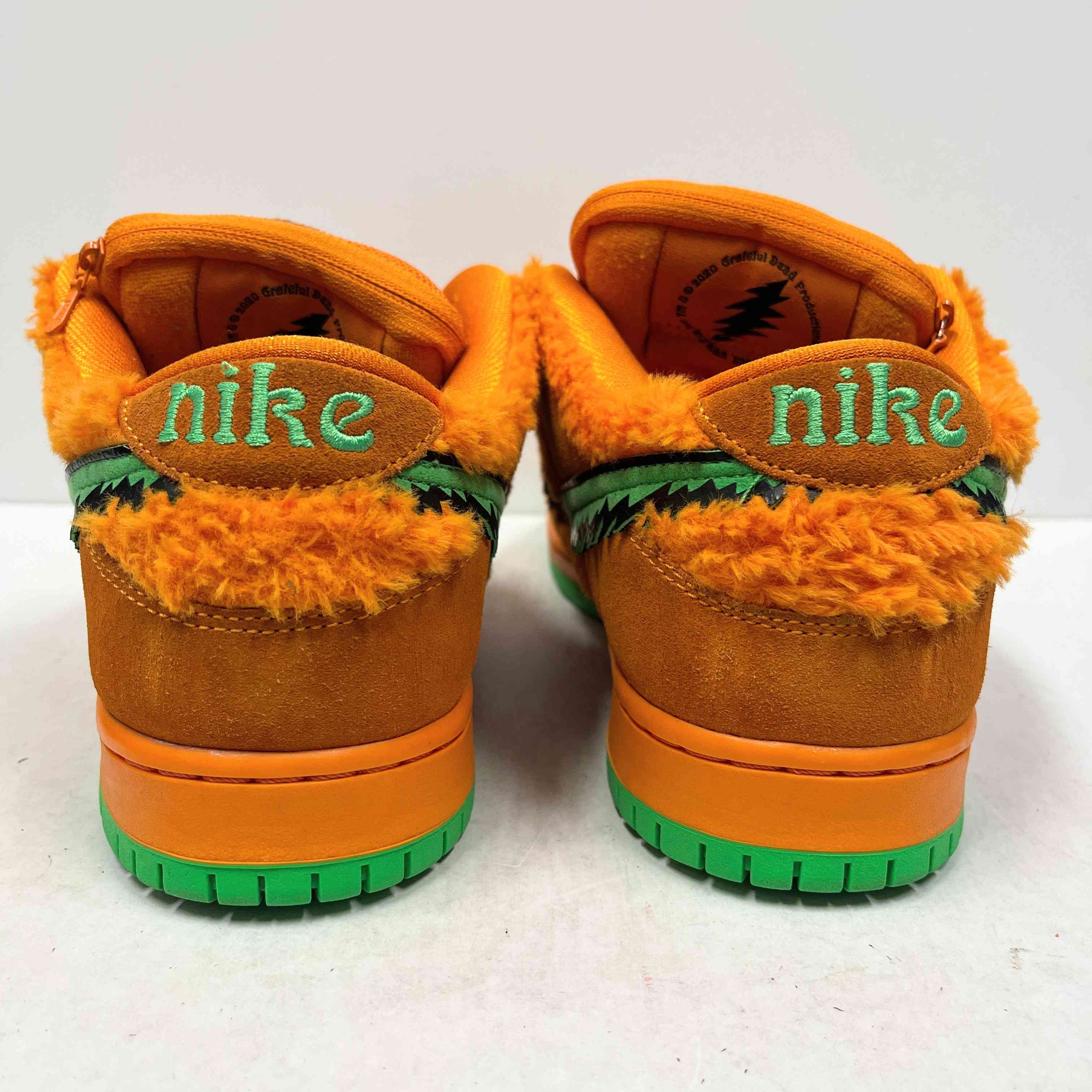 【US10】 NIKE SB SB DUNK LOW PRO QS orange bear CJ5378-800 【USED】