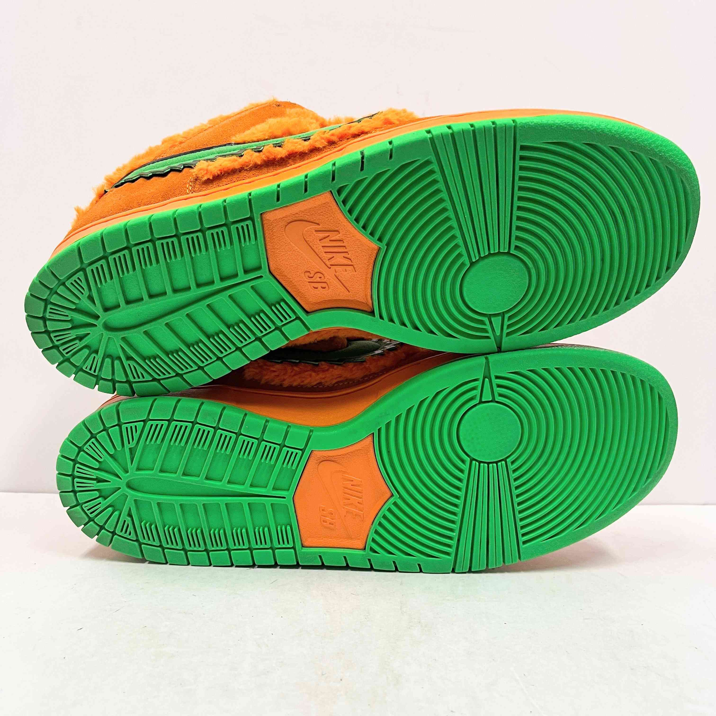 【US10】 NIKE SB SB DUNK LOW PRO QS orange bear CJ5378-800 【USED】