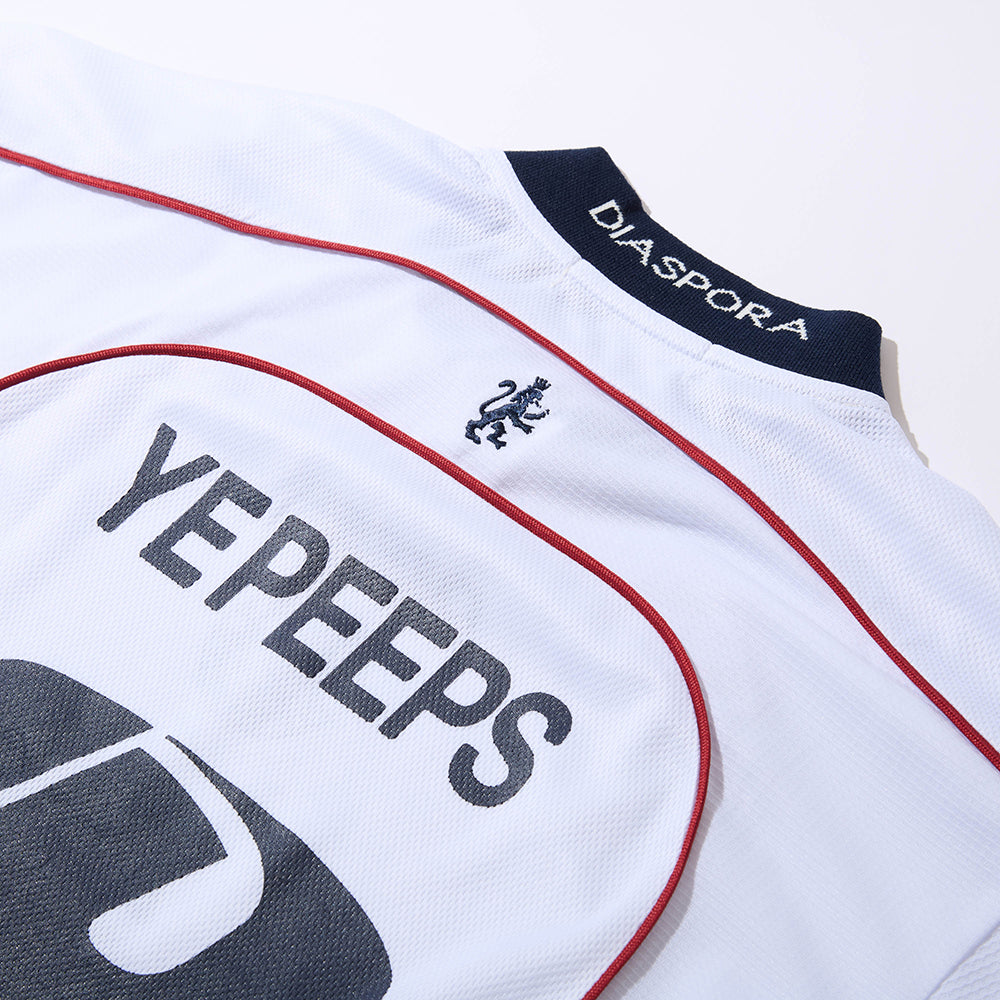 Diaspora skateboards YE PEEPS Football Top White XL