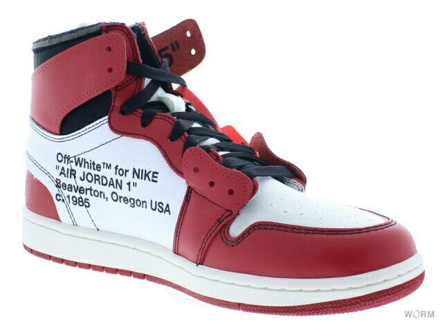 【US9.5】 THE:10 AIR JORDAN 1 OFF WHITE AA3834-101 【DS】