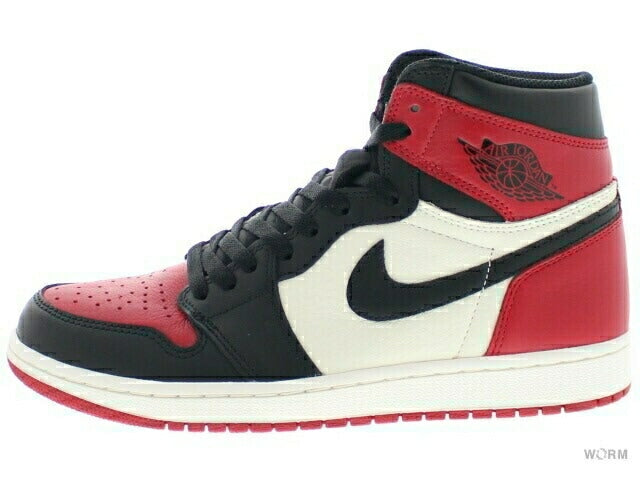 【US8】 AIR JORDAN 1 RETRO HIGH OG BRED TOE 555088-610 【DS】-WORM OSAKA-WORM TOKYO WEB STORE-100% Authentic Sneakers