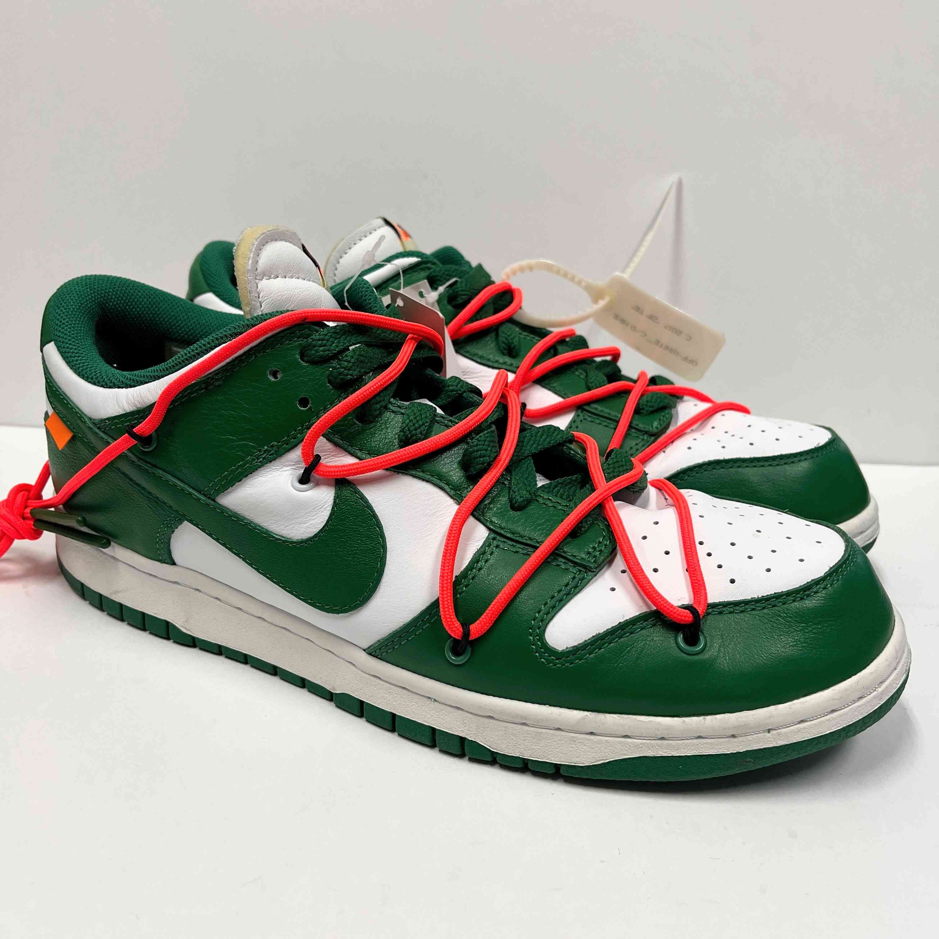 【US12】 NIKE DUNK LOW LTHR/OW CT0856-100 【USED】