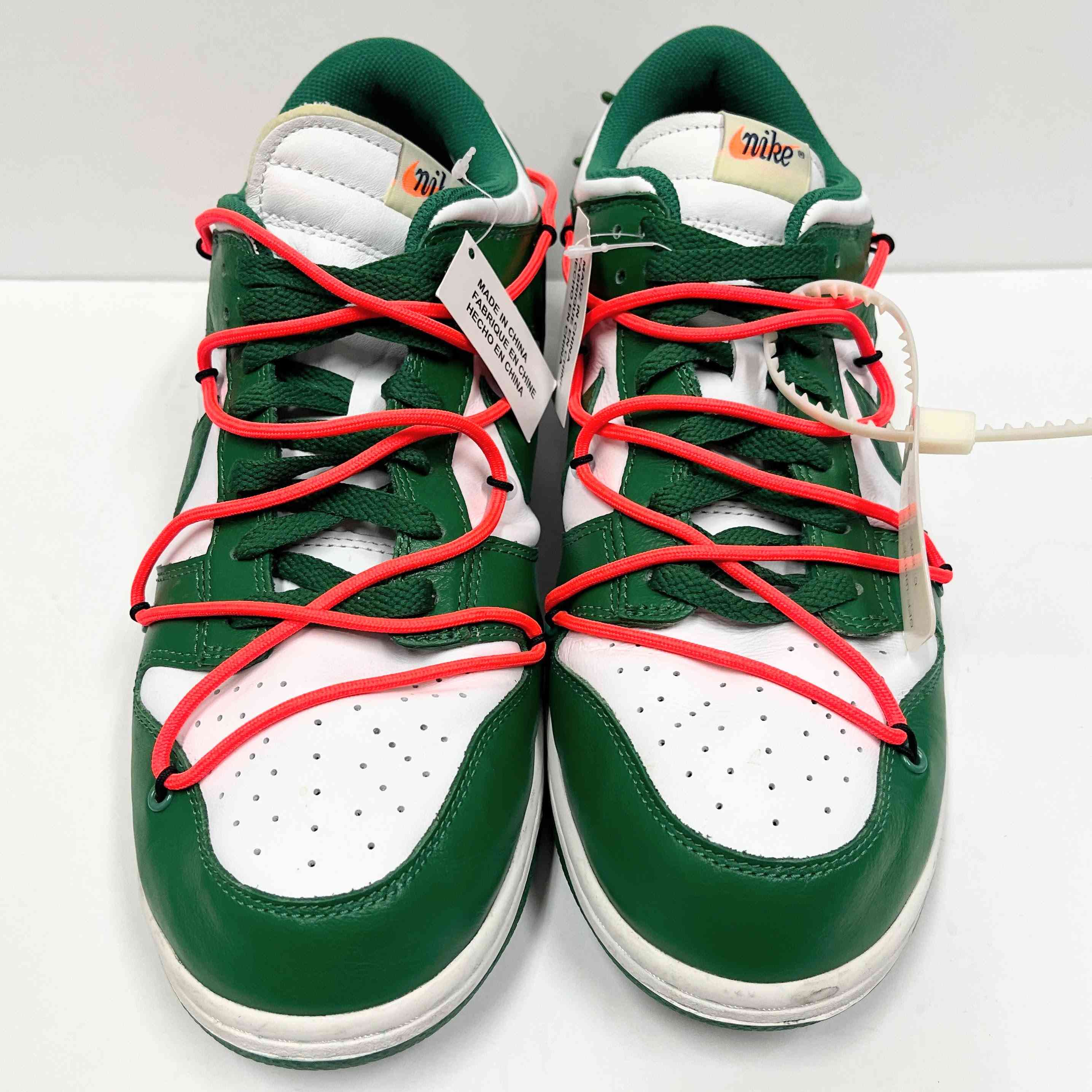 【US12】 NIKE DUNK LOW LTHR/OW CT0856-100 【USED】