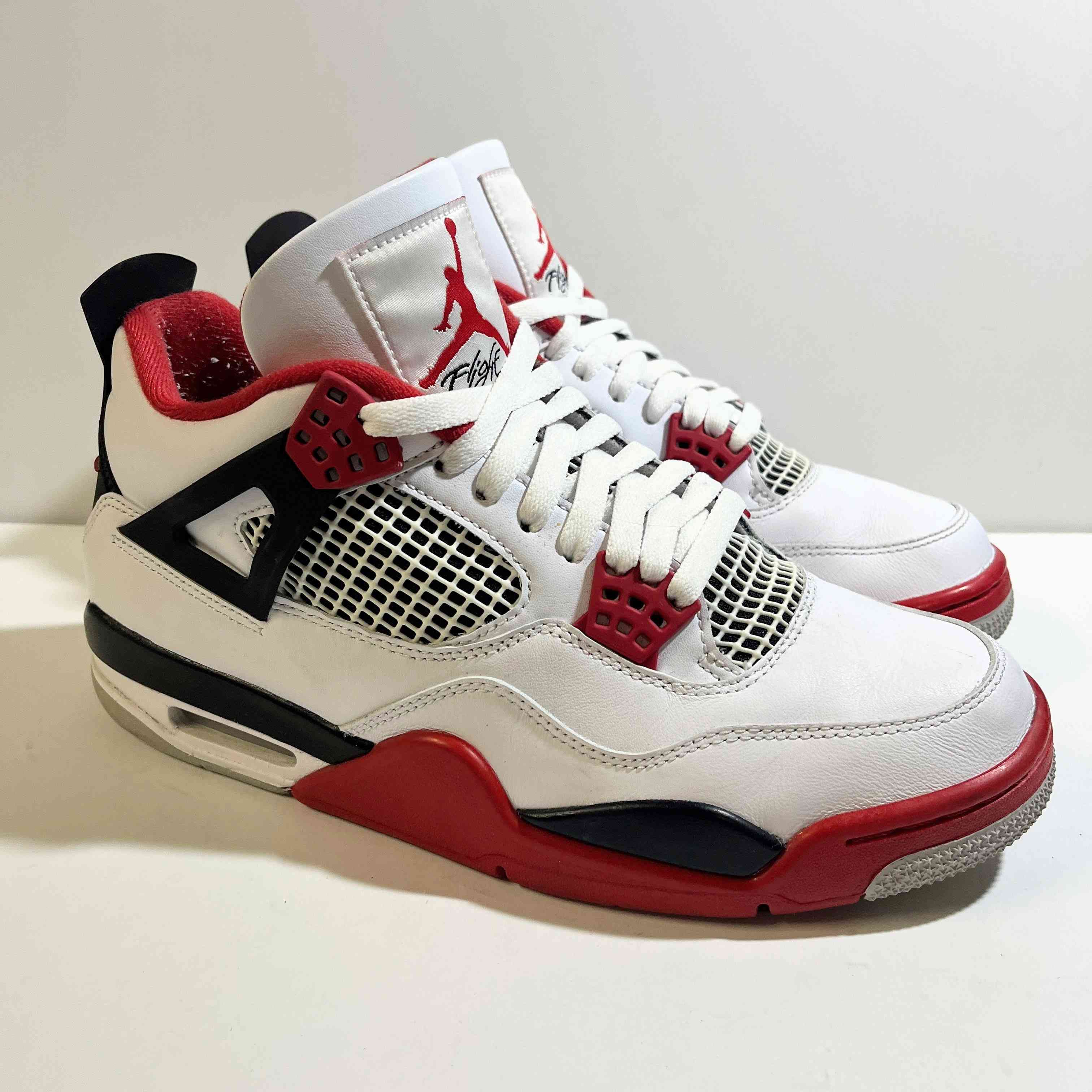 【US9.5】 AIR JORDAN 4 RETRO FIRE RED DC7770-160 【USED】