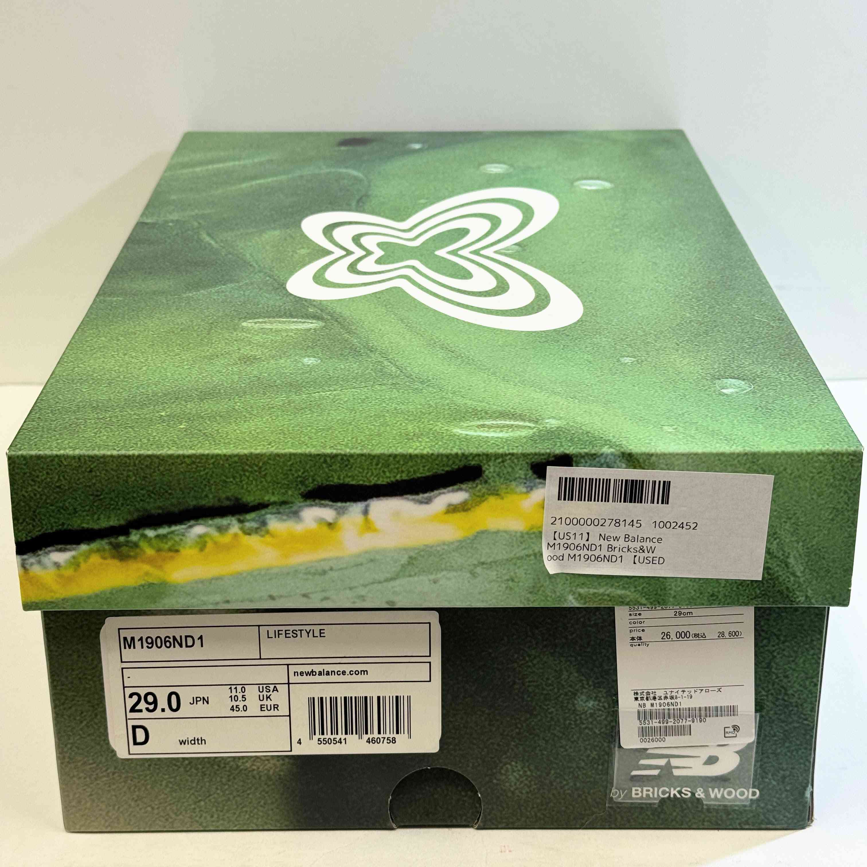 【US11】 New Balance M1906ND1 Bricks＆Wood M1906ND1 【USED】