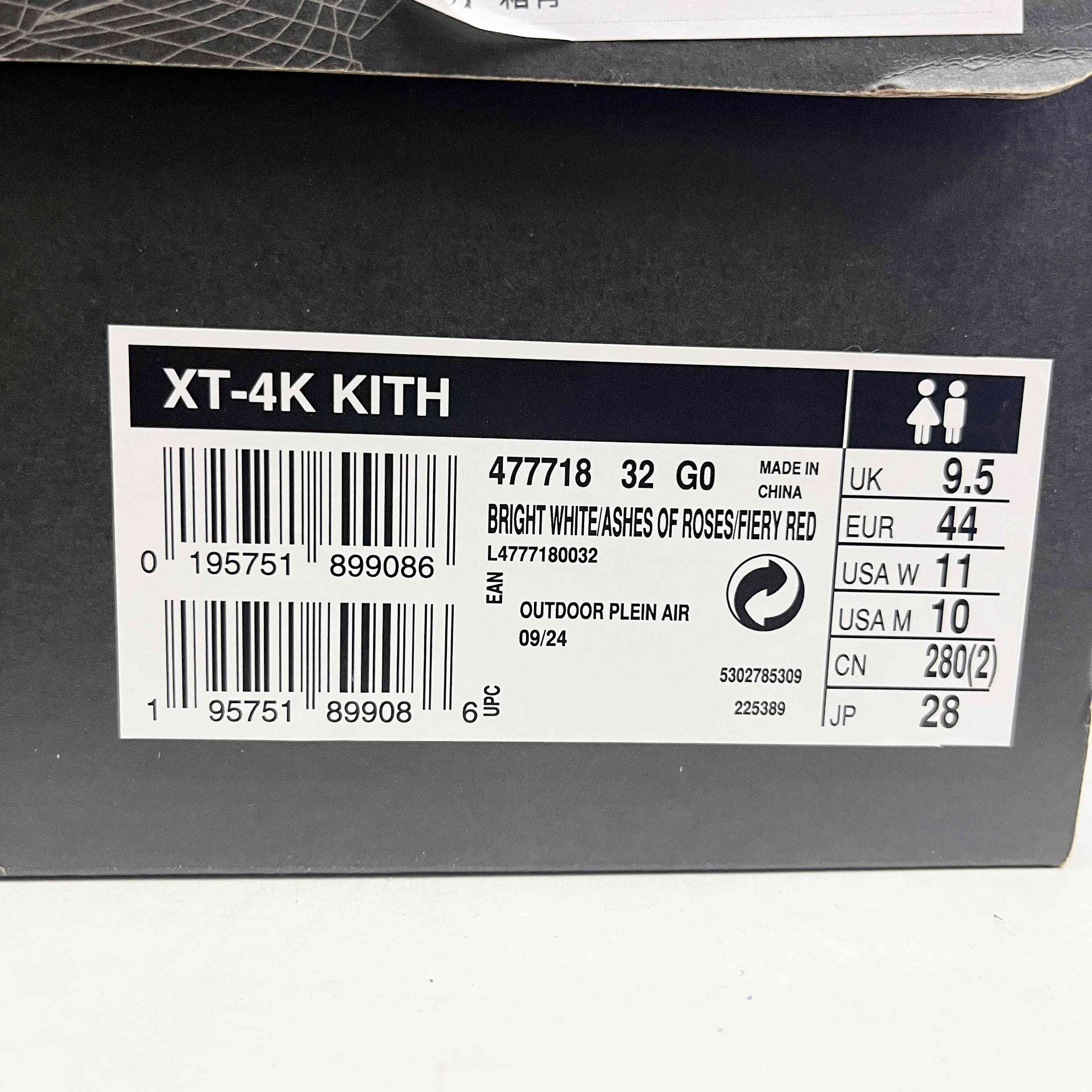 【US10】 SALOMON XT-4K KITH 477718-32 【USED】