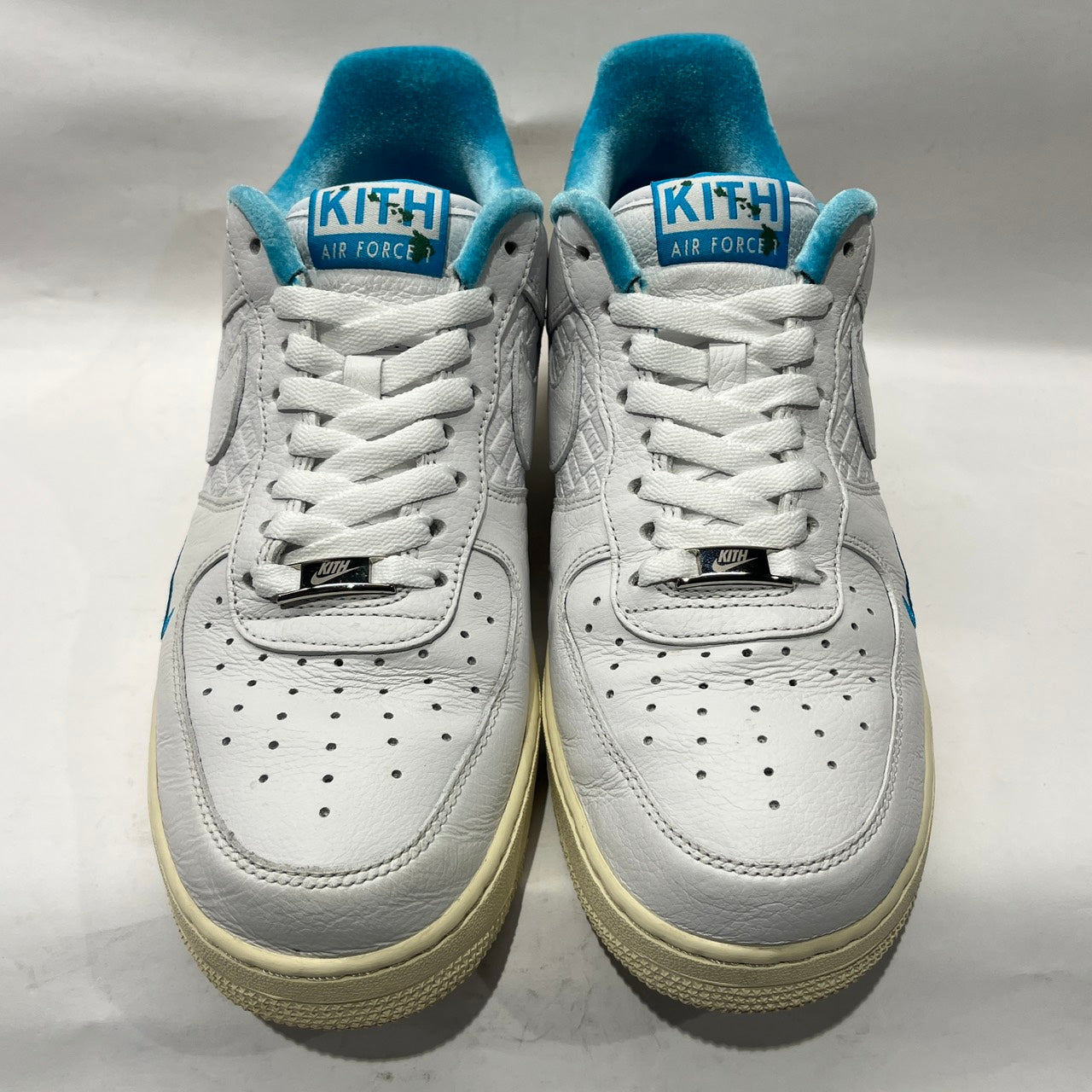 【US9】 NIKE AIR FORCE 1 LOW / KITH HAWAII DC9555-100 【USED】
