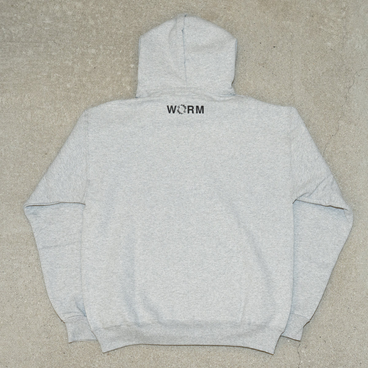 WORM LOGO HOODIE 2025 (GREY) L
