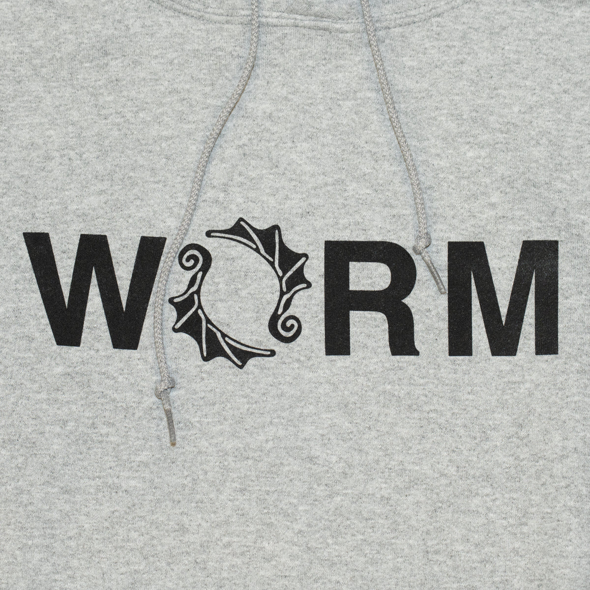 WORM LOGO HOODIE 2025 (GREY) XL