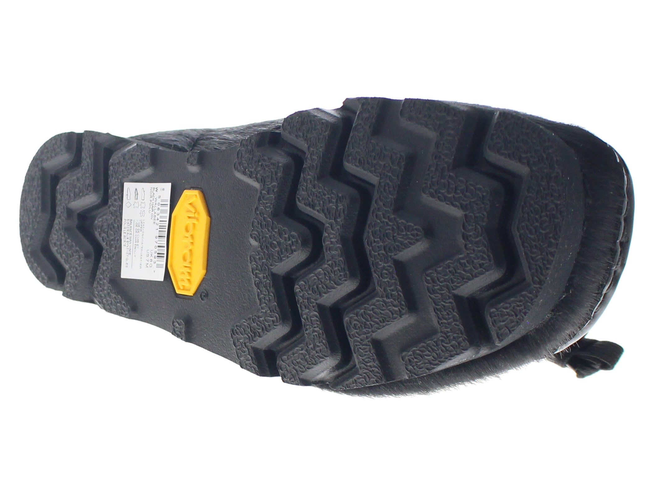 【US7】 CLARKS WALLABEE BLACK HAIR ON 26187743 【DS】