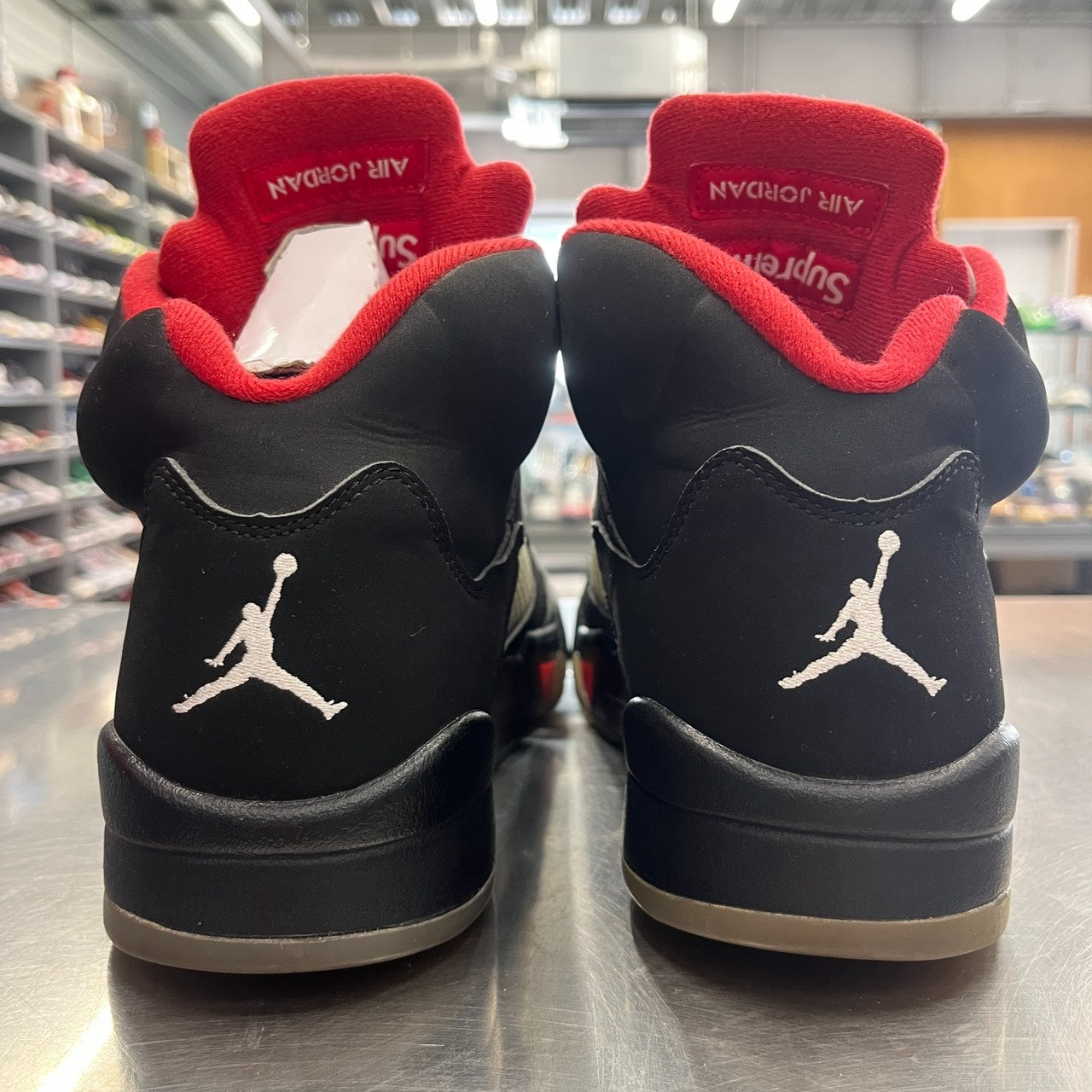 【US9.5】 AIR JORDAN 5 RETRO SUPREME 824371-001 【USED】