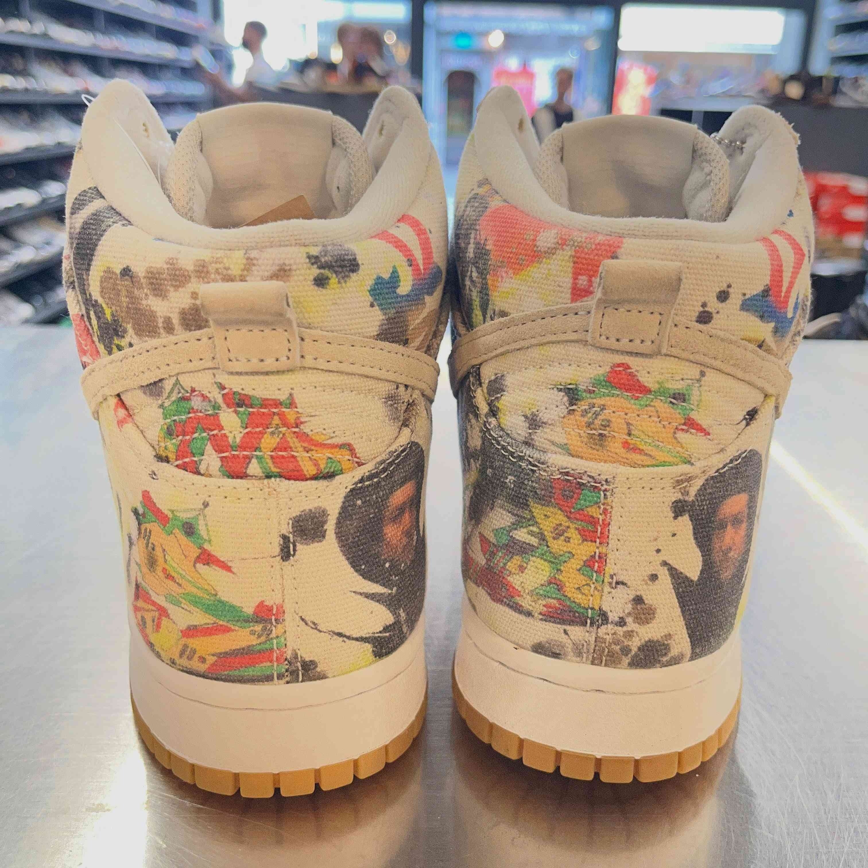 【US9.5】 NIKE SB SB DUNK HIGH OG QS Supreme/Rammellzee FD8779-100 【USED】