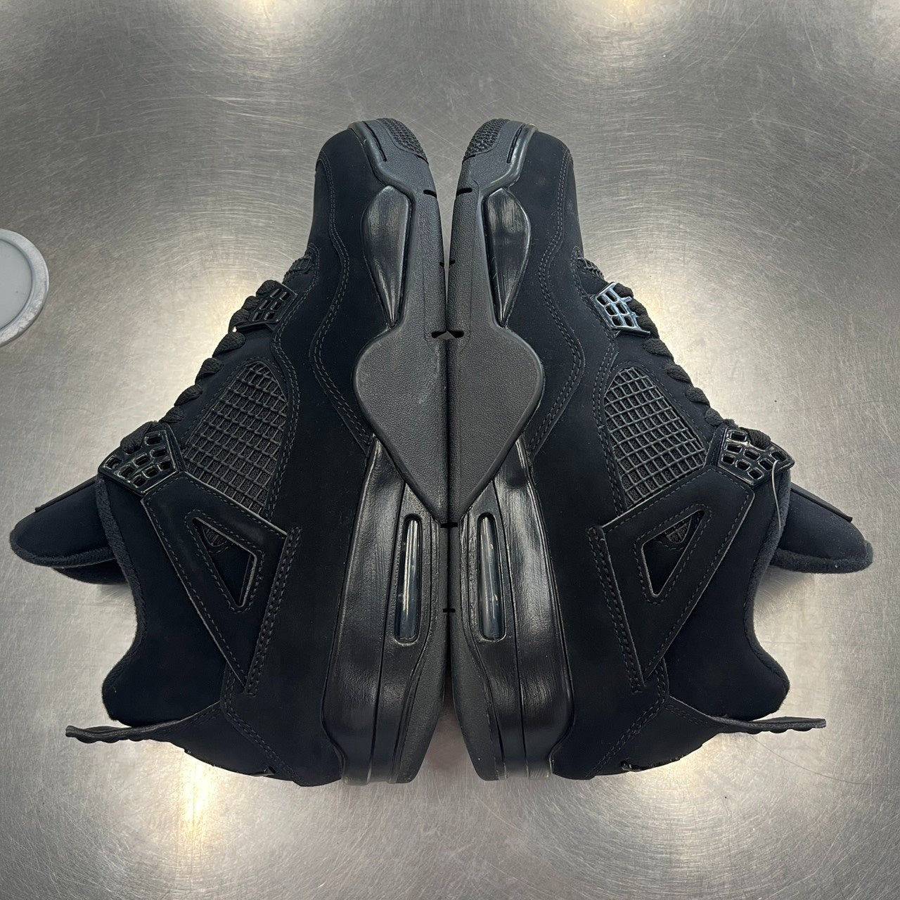 【US9.5】 AIR JORDAN 4 RETRO BLACK CAT CU1110-010 【USED】