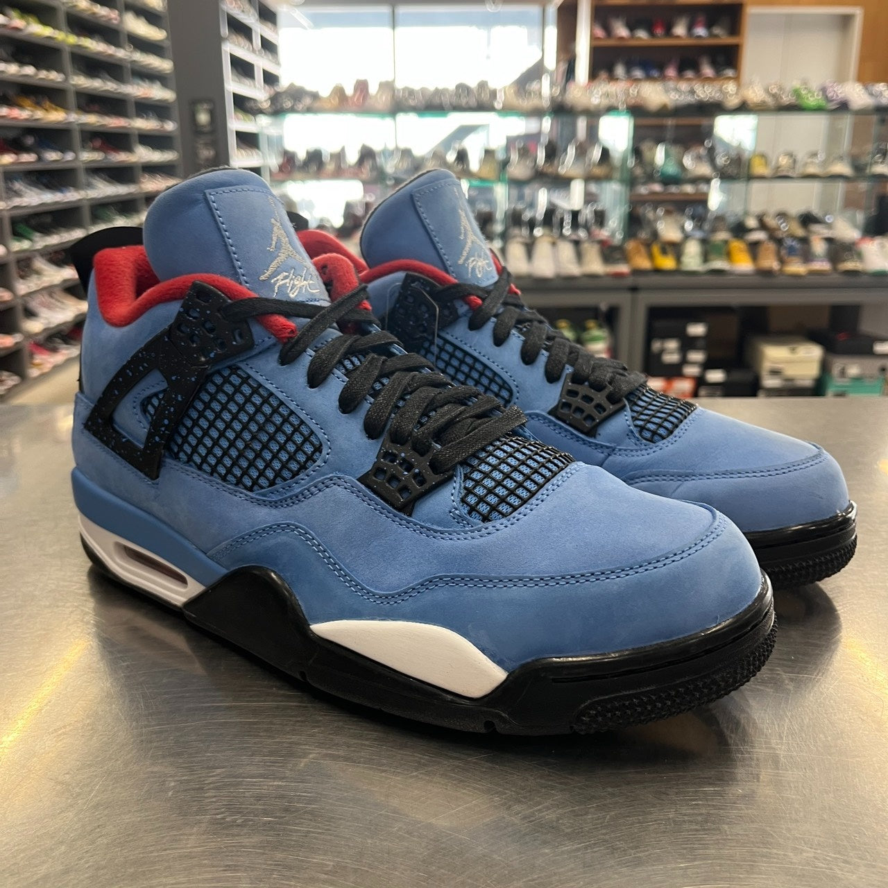 【US11】 AIR JORDAN 4 RETRO Travis Scott 308497-406 【USED】