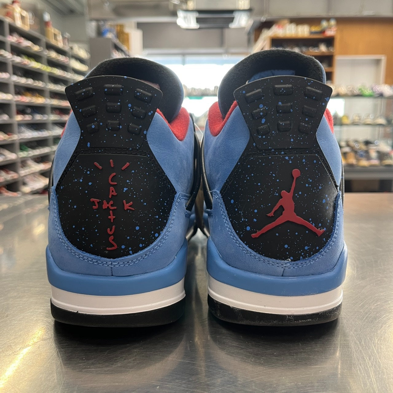 【US11】 AIR JORDAN 4 RETRO Travis Scott 308497-406 【USED】