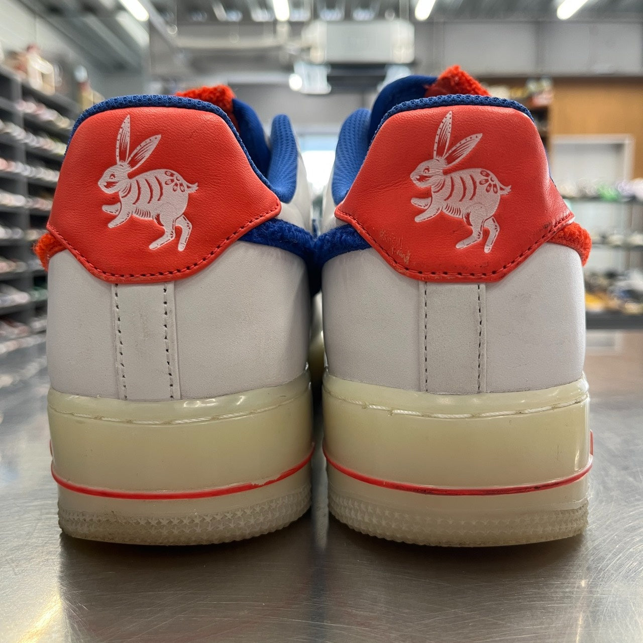 【US10】 NIKE AIR FORCE 1 SUPREME LOW 318988-100 【USED】