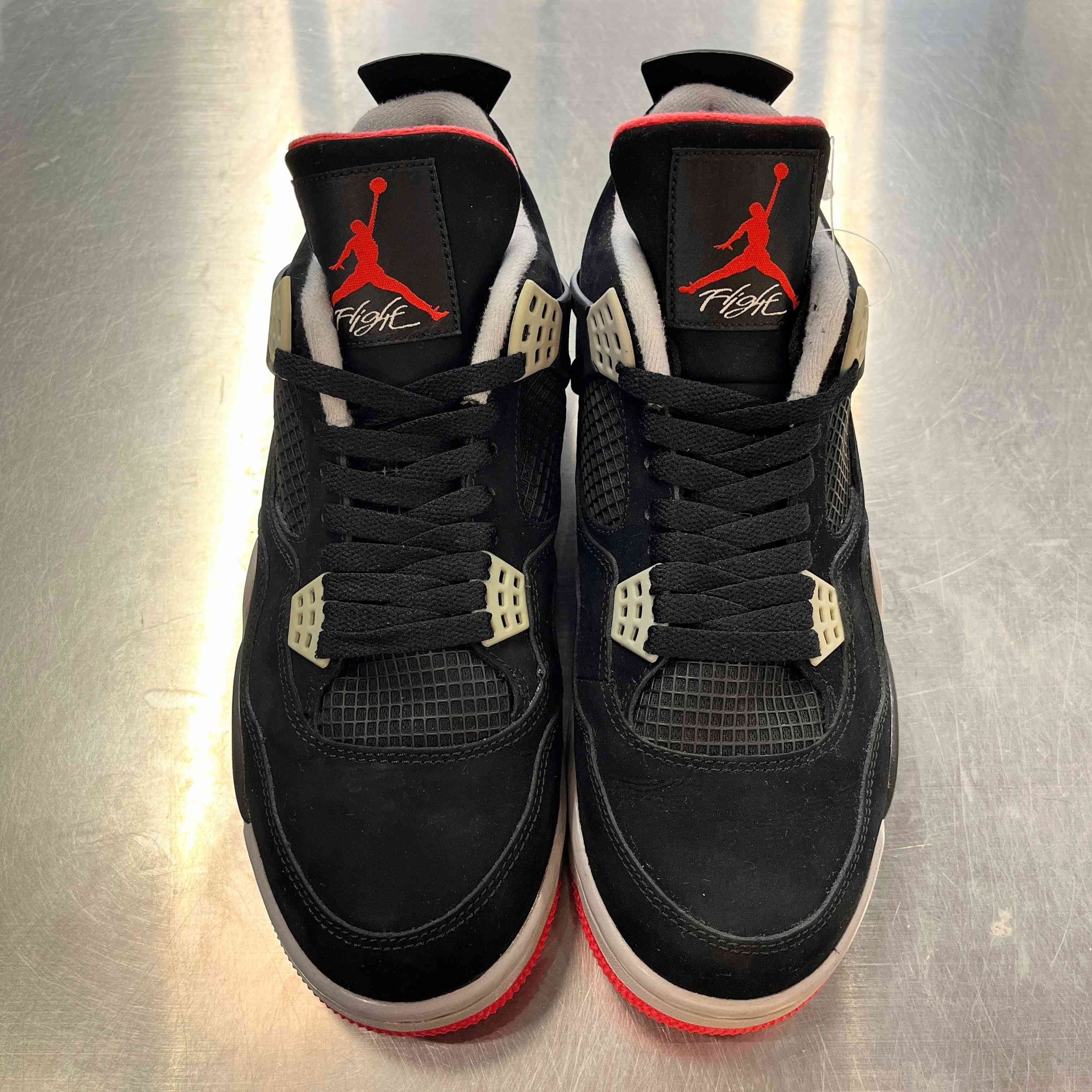 【US10】 AIR JORDAN 4 RETRO BRED 308497-089 【USED】