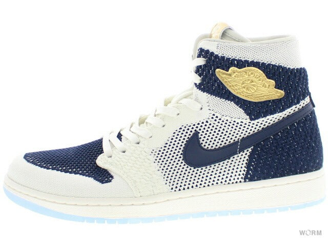 【US9】 AIR JORDAN 1 HI FLYKNIT JETER AH7233-105 【DS】