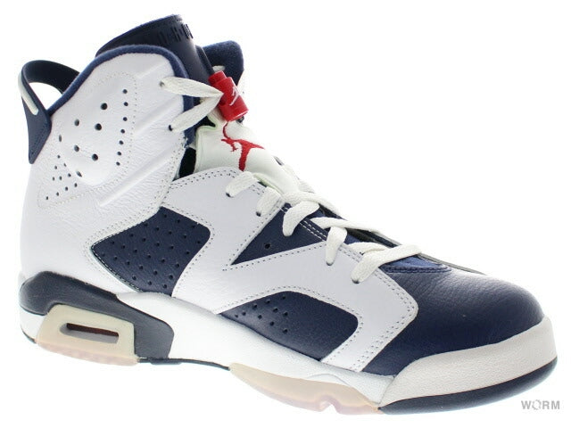 【US10.5】 AIR JORDAN 6 RETRO OLYMPIC 384664-130 【DS】