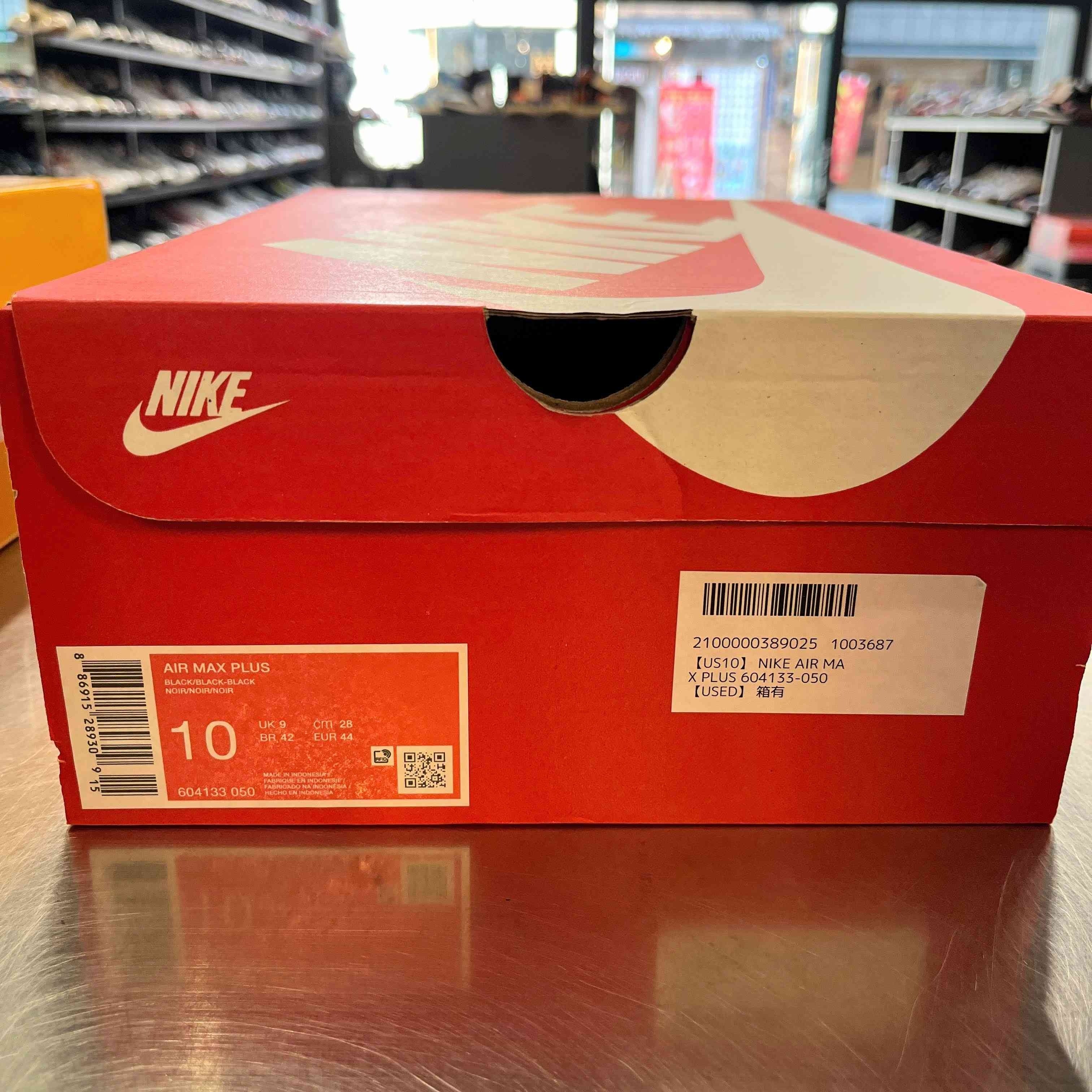 【US10】 NIKE AIR MAX PLUS 604133-050 【USED】