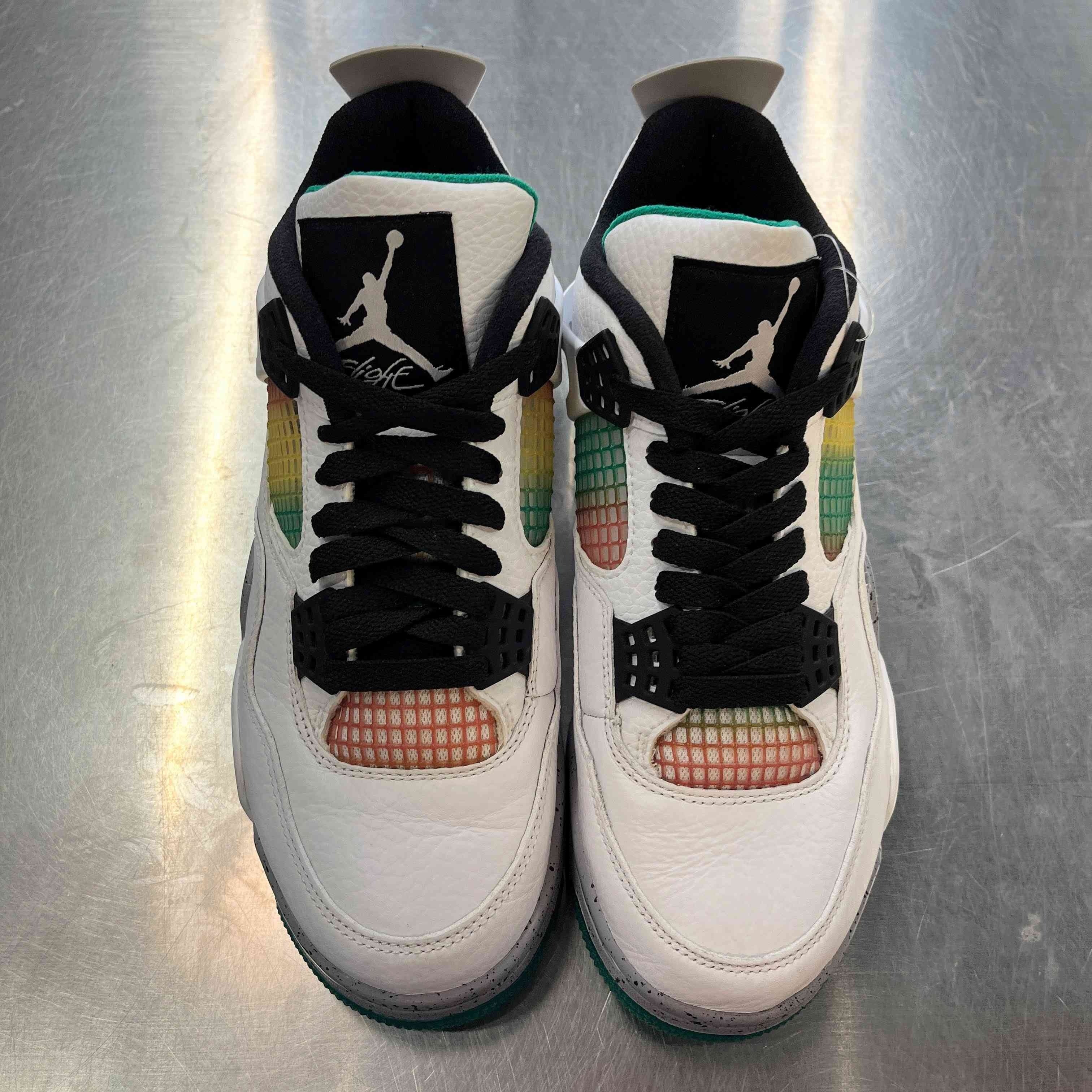 【W US8.5】 WMNS AIR JORDAN 4 RETRO AQ9129-100 【USED】