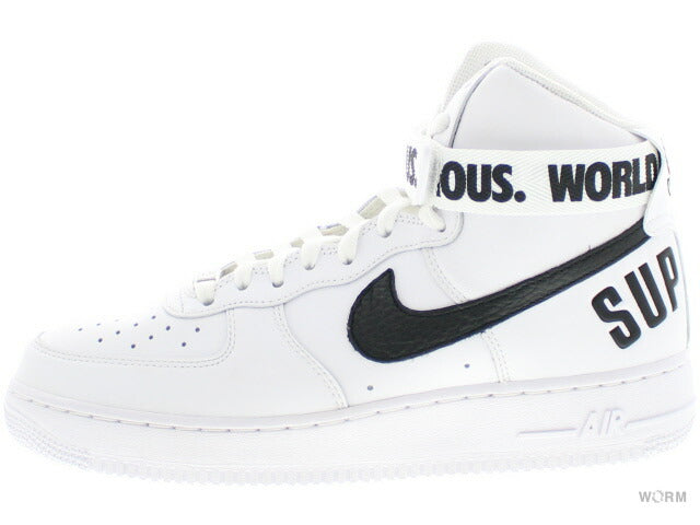 【US9】 NIKE AIR FORCE 1 HIGH SUPREME SP SUPREME 698696-100 【DS】