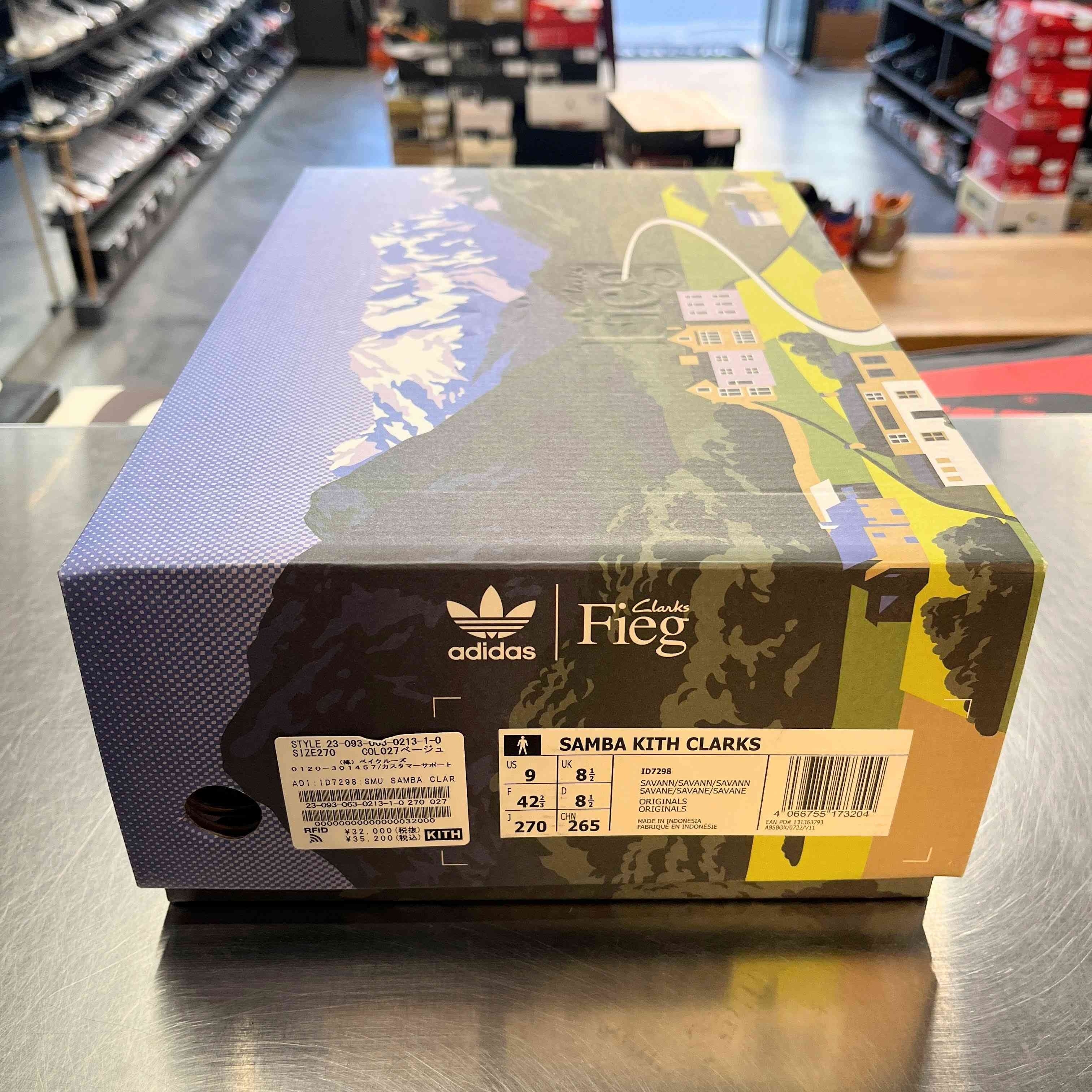【US9】 adidas SAMBA KITH CLARKS ID7298 【USED】