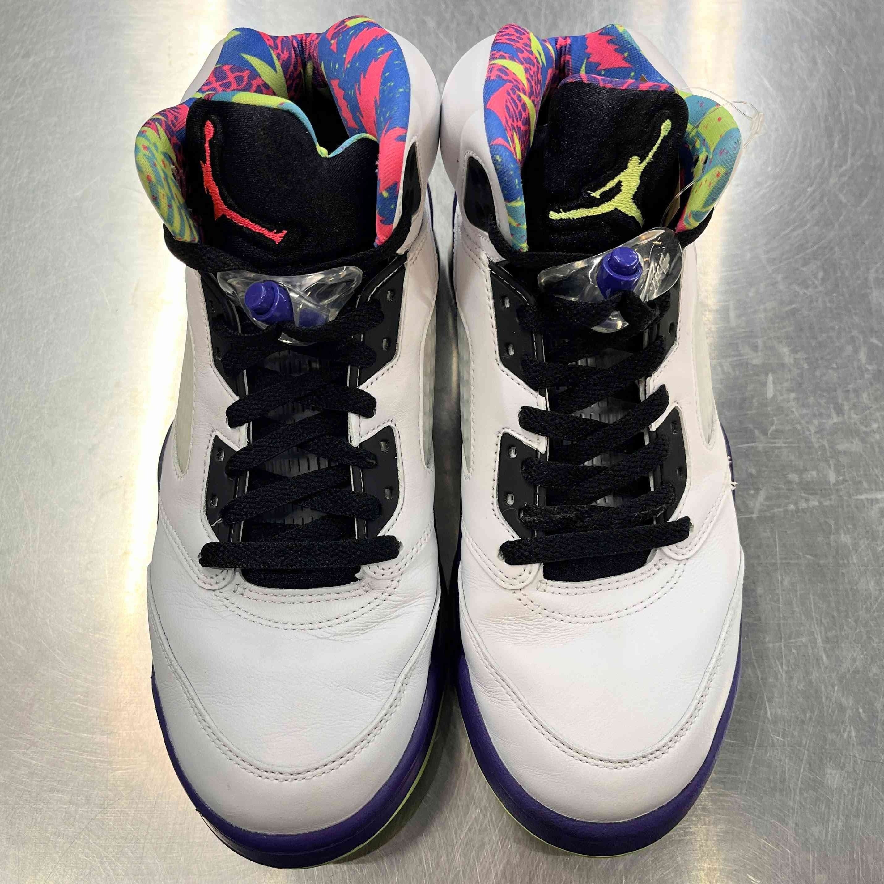 【US8】 AIR JORDAN 5 RETRO BEL-AIR DB3335-100 【USED】