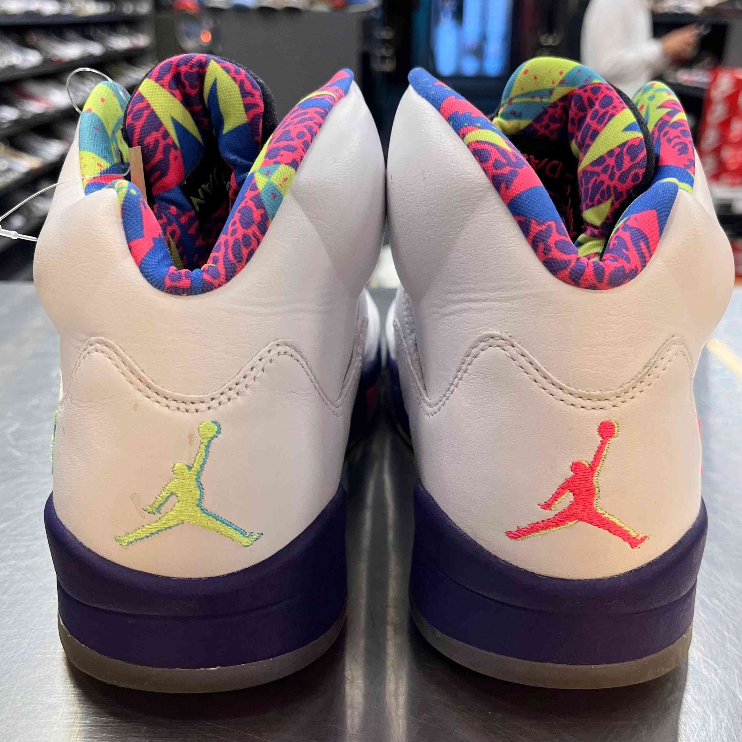 【US8】 AIR JORDAN 5 RETRO BEL-AIR DB3335-100 【USED】