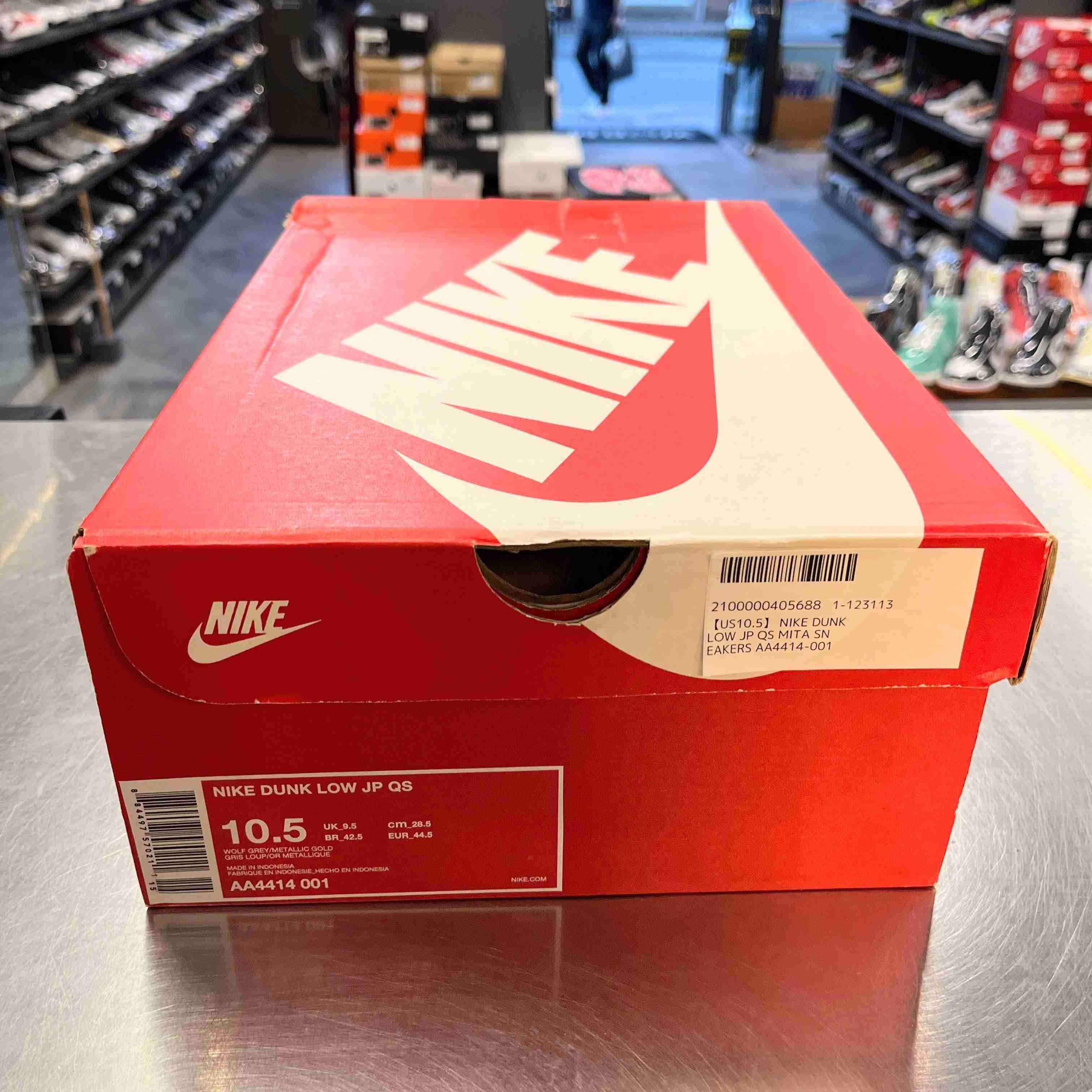 【US10.5】 NIKE DUNK LOW JP QS MITA SNEAKERS AA4414-001 【USED】