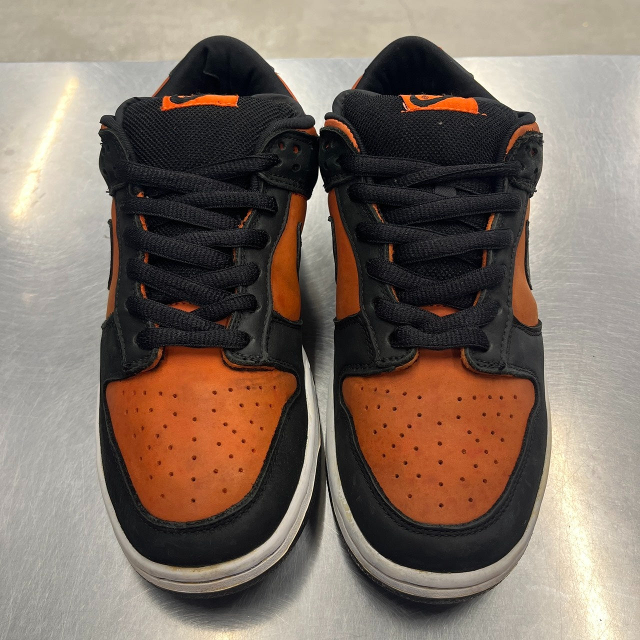 【US9.5】 NIKE SB DUNK LOW PRO SB ORANGE FLASH 304292-801 【USED】