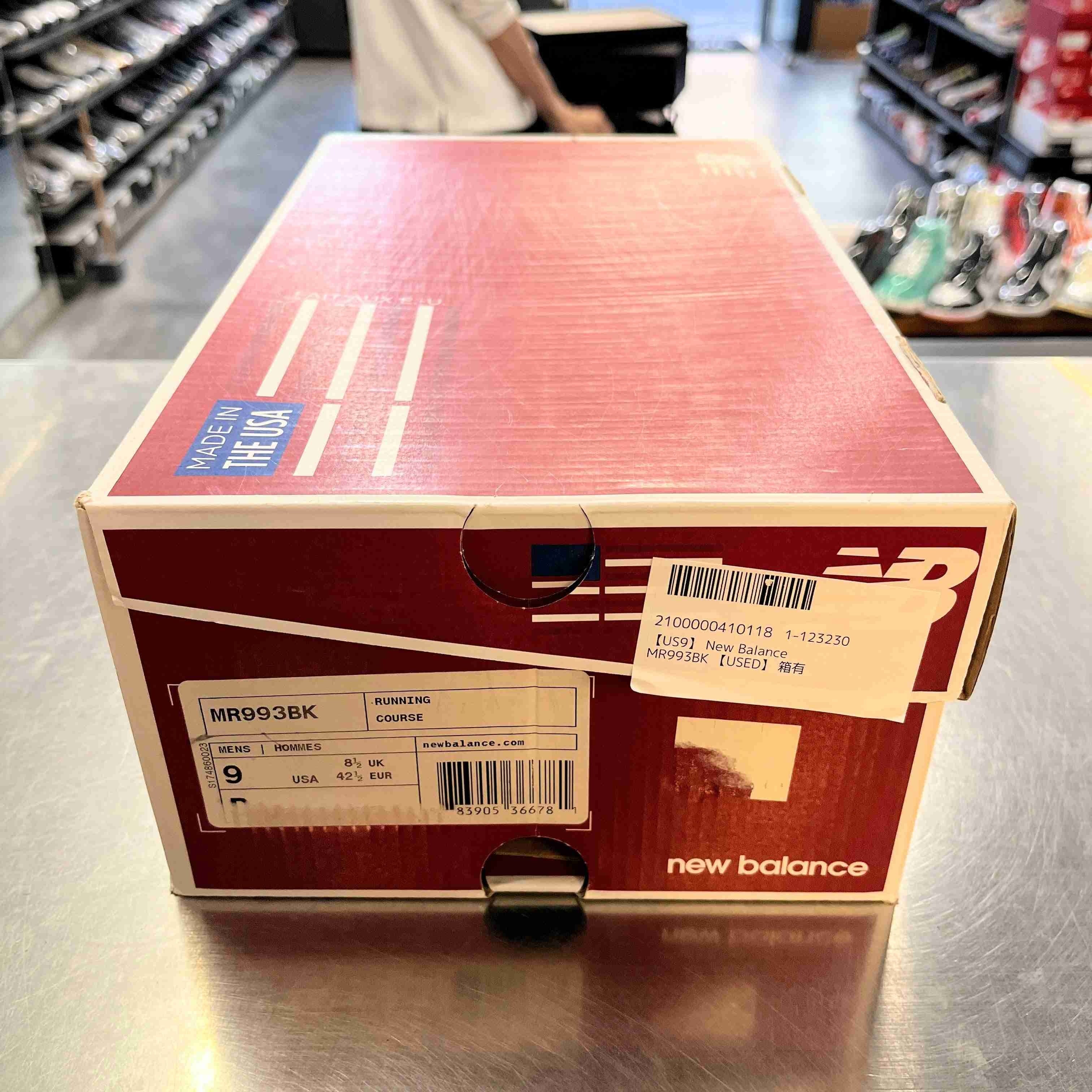 【US9】 New Balance MR993BK 【USED】