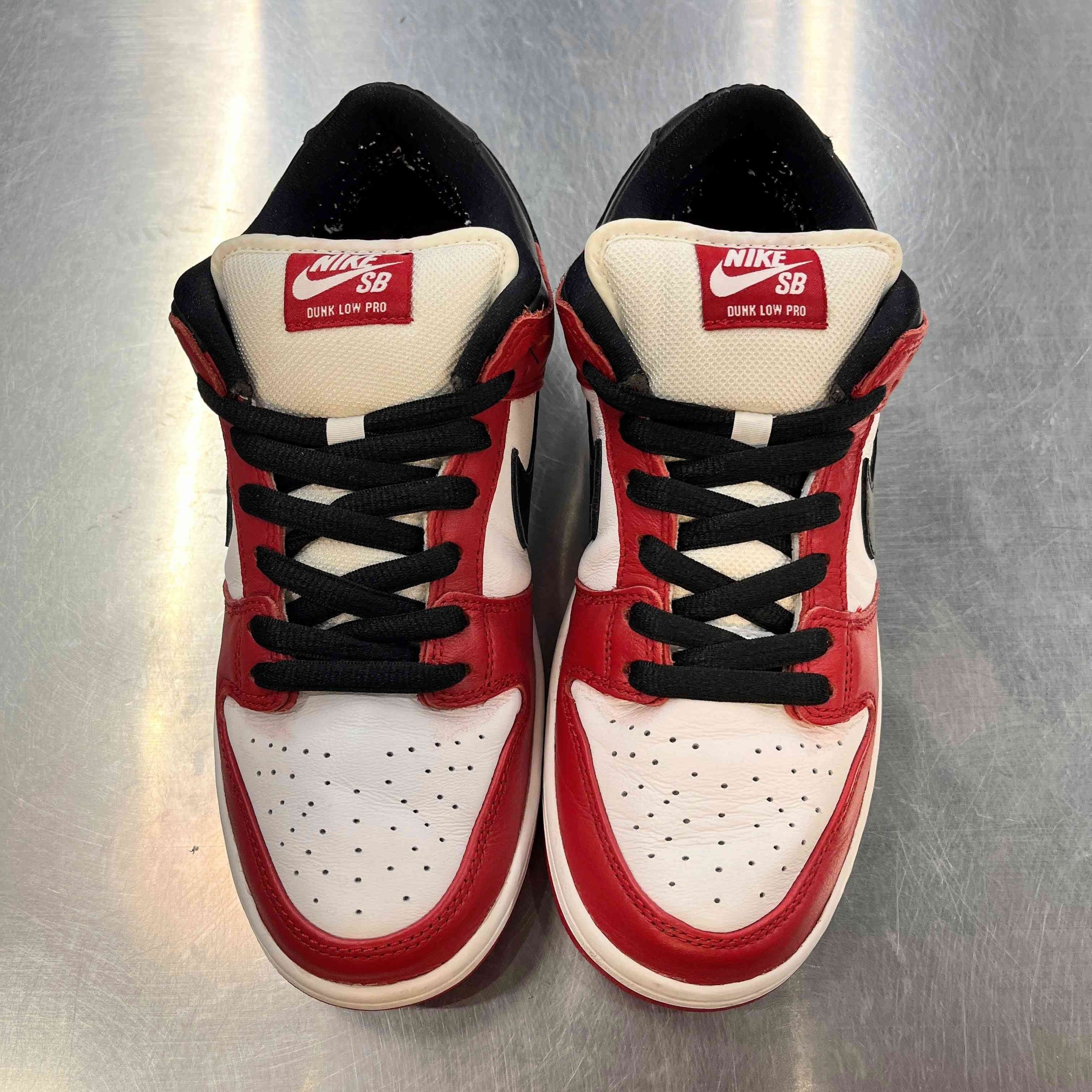 【US9】 NIKE SB SB DUNK LOW PRO CHICAGO BQ6817-600 【USED】