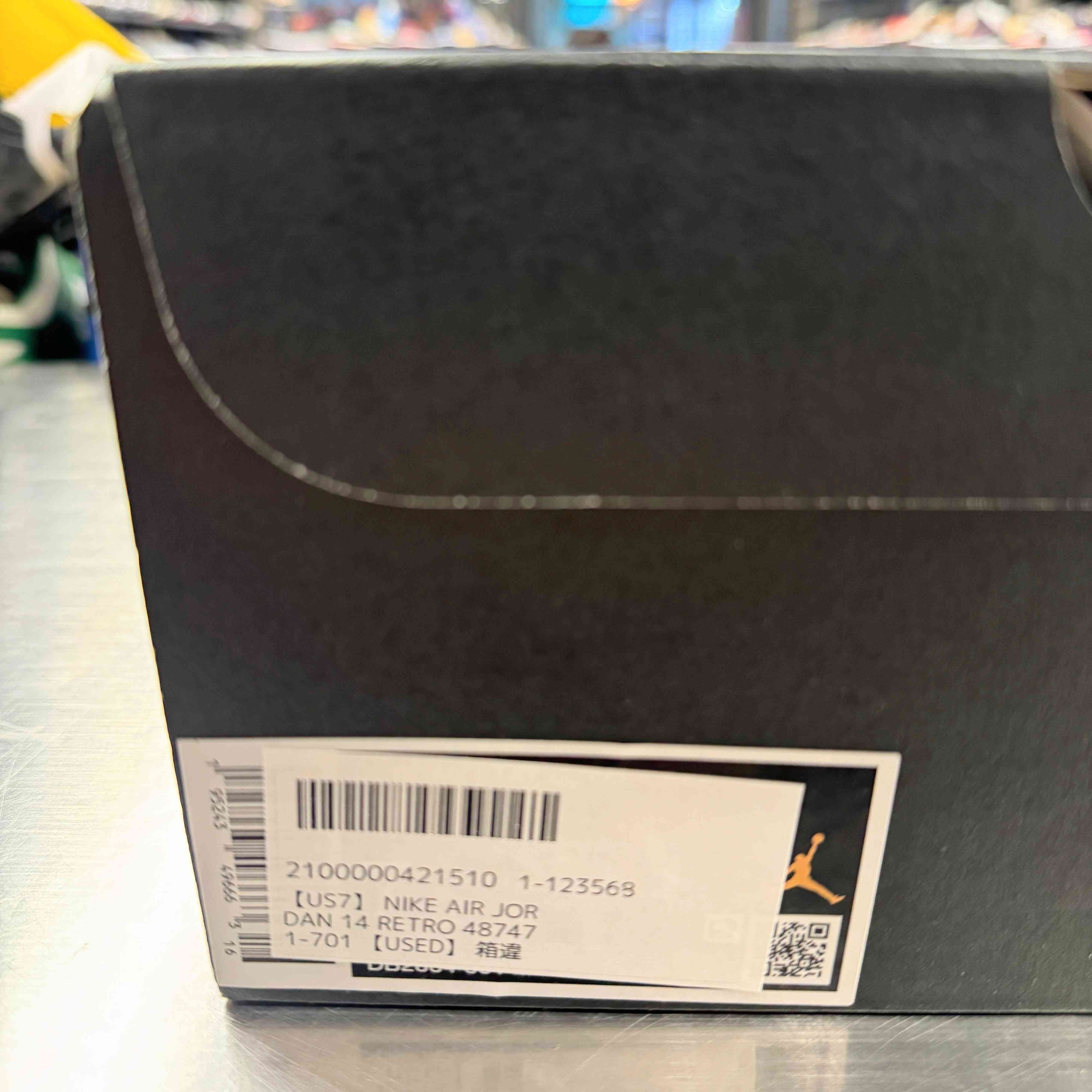 【US7】 NIKE AIR JORDAN 14 RETRO 487471-701 【USED】 箱違