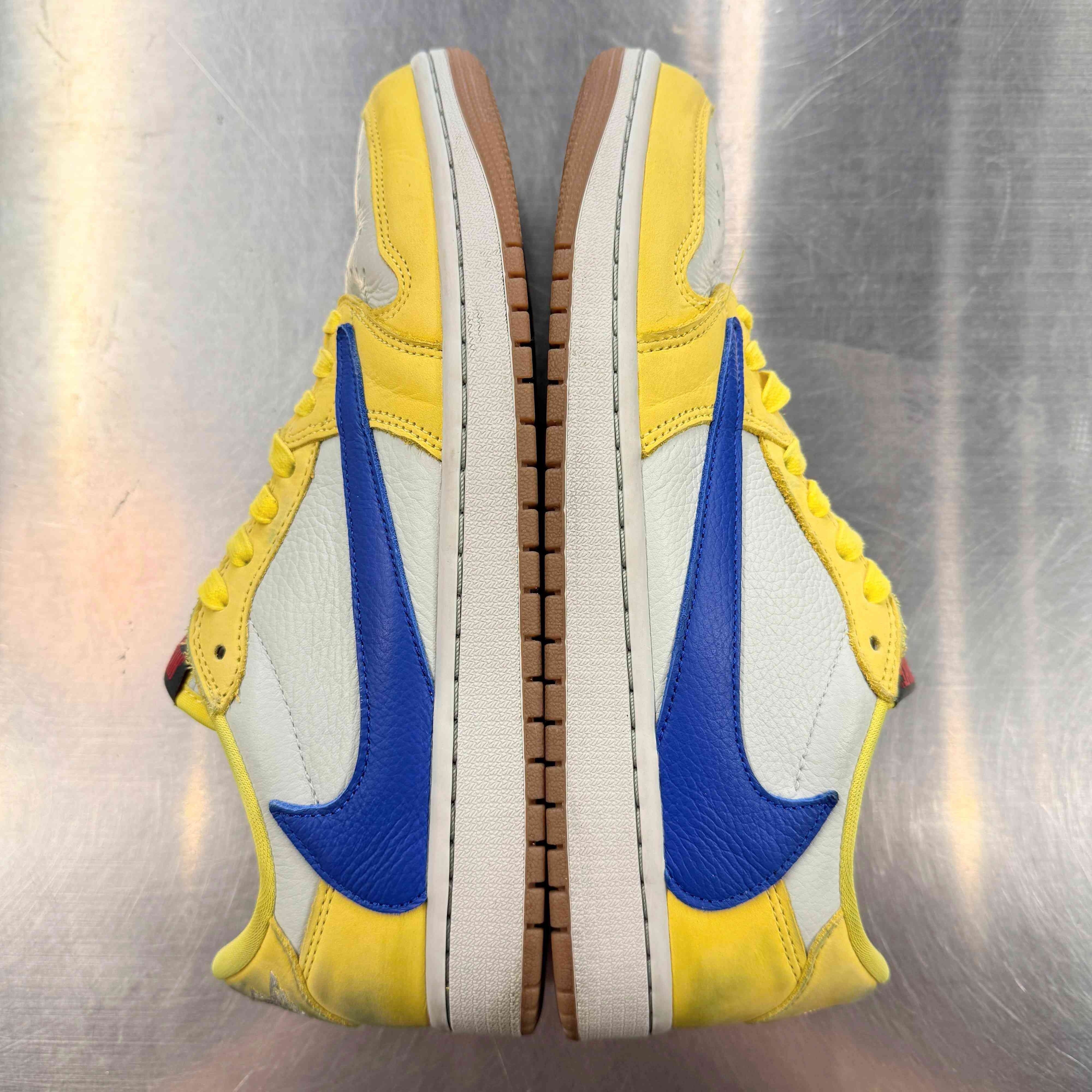 【W US10.5】 AIR JORDAN 1 LOW OG SP TRAVIS SCOTT DZ4137-700 【USED】