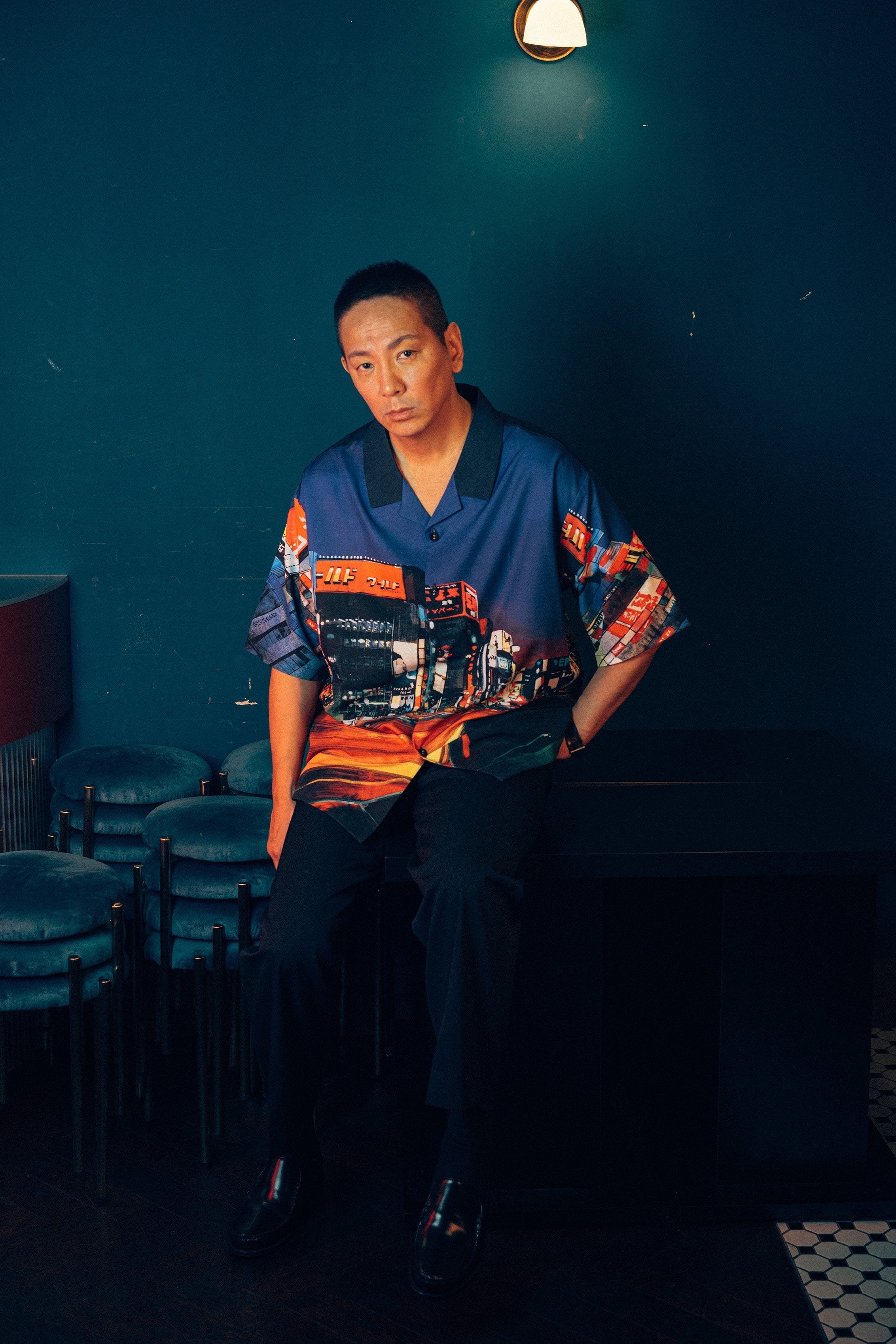 NEMES x HEAT PURPLE SHINJYUKU SHIRT
