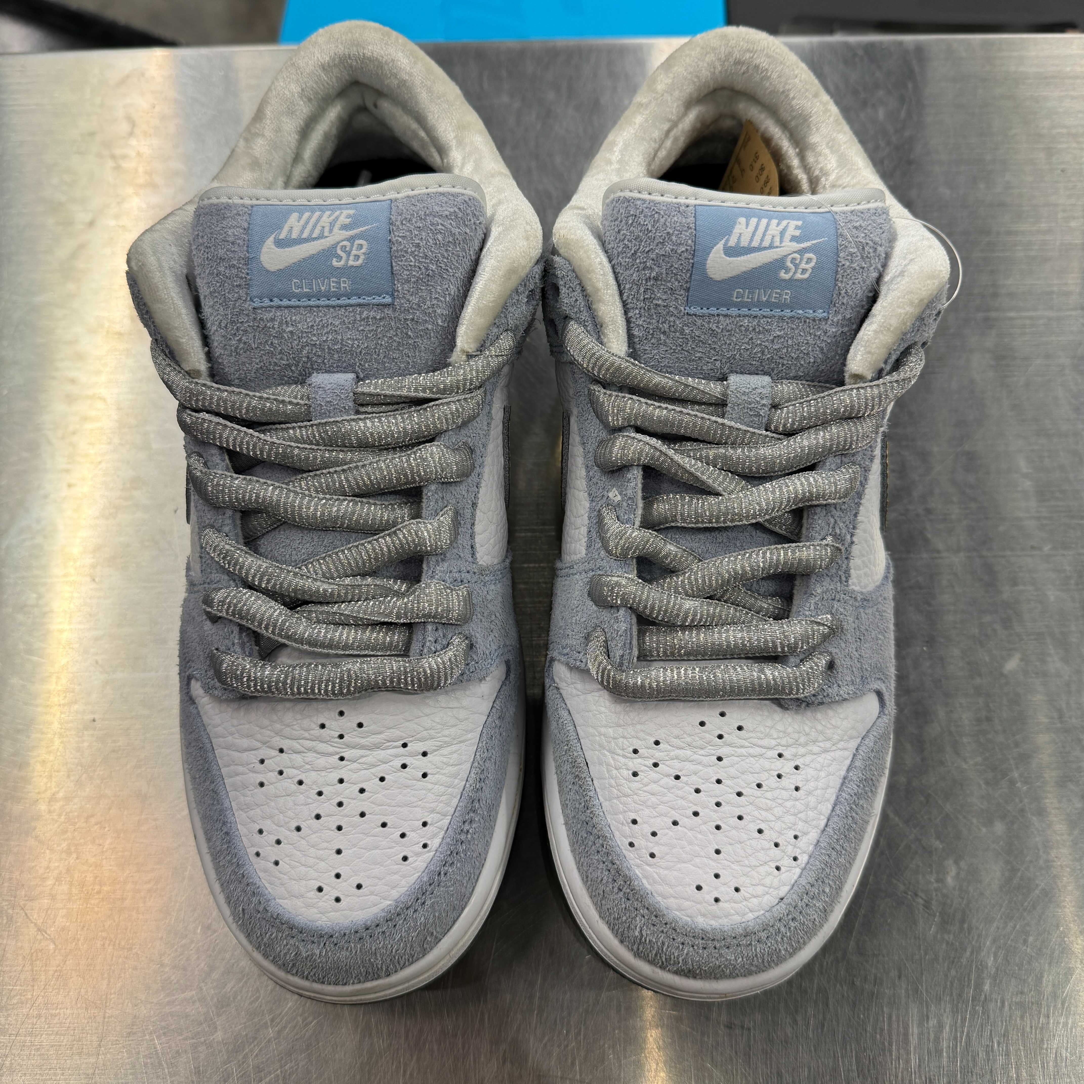 【US7】 NIKE SB SB DUNK LOW PRO QS SEAN CLIVER DC9936-100 【USED】