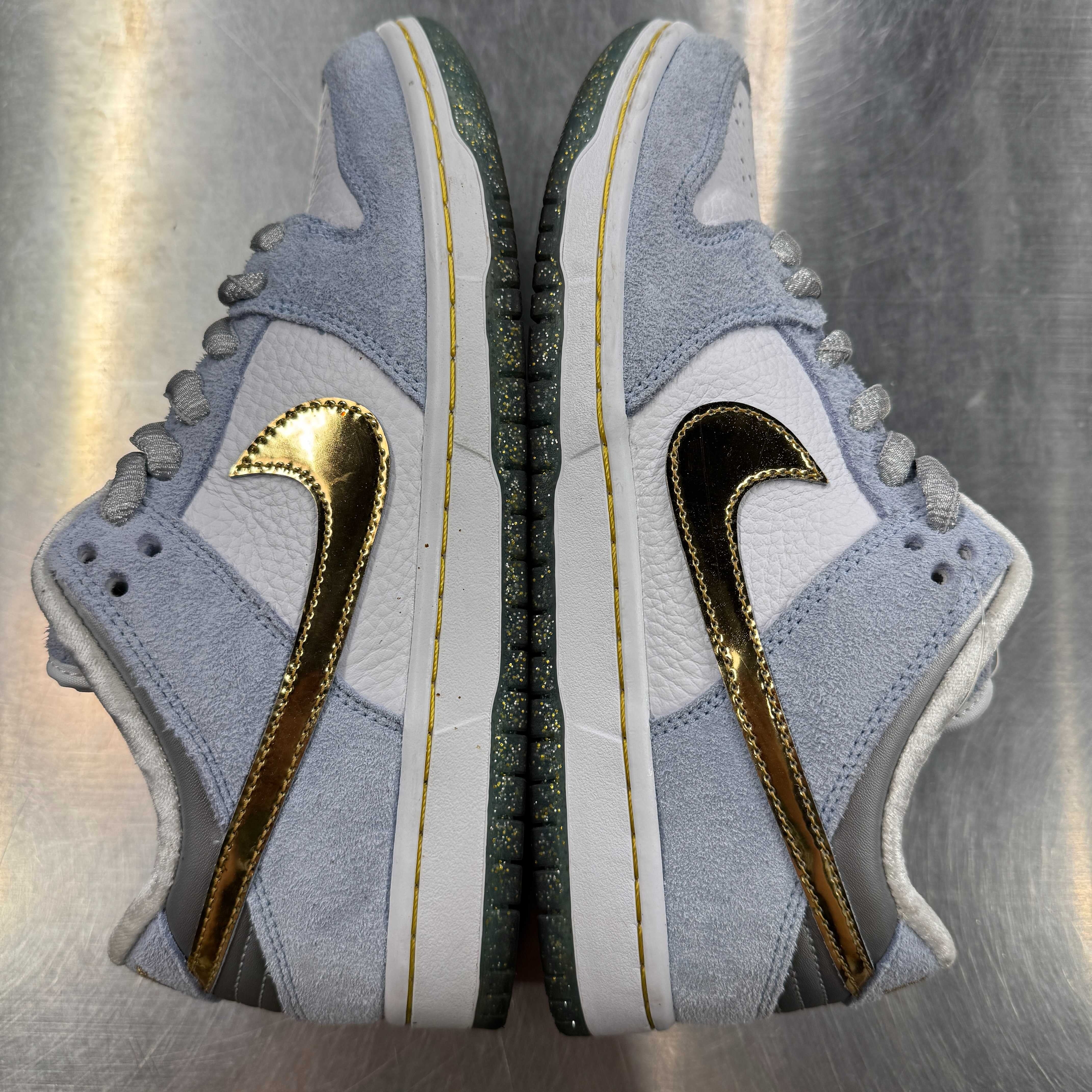【US7】 NIKE SB SB DUNK LOW PRO QS SEAN CLIVER DC9936-100 【USED】