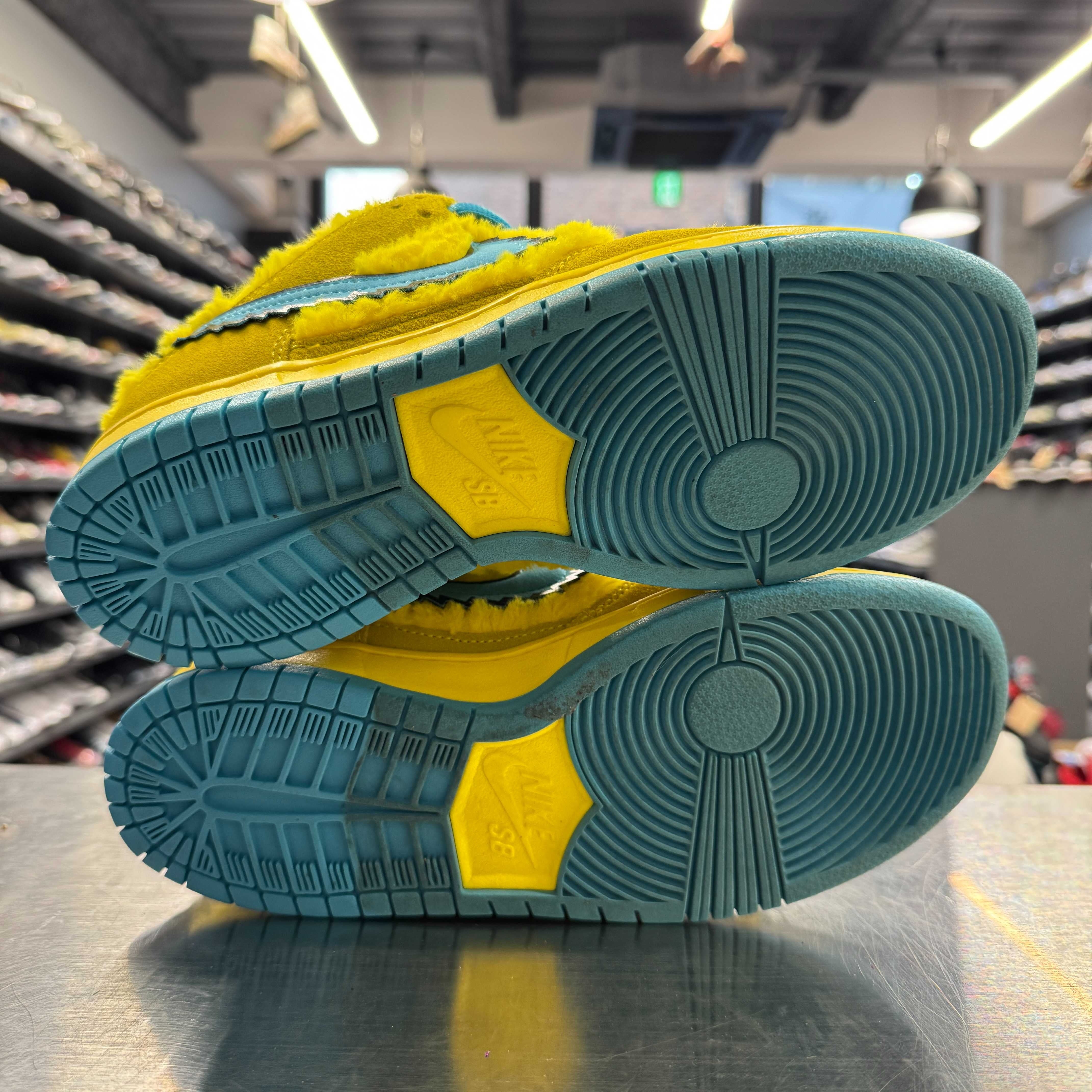 【US7.5】 NIKE SB SB DUNK LOW PRO QS YELLOW BEAR CJ5378-700 【USED】