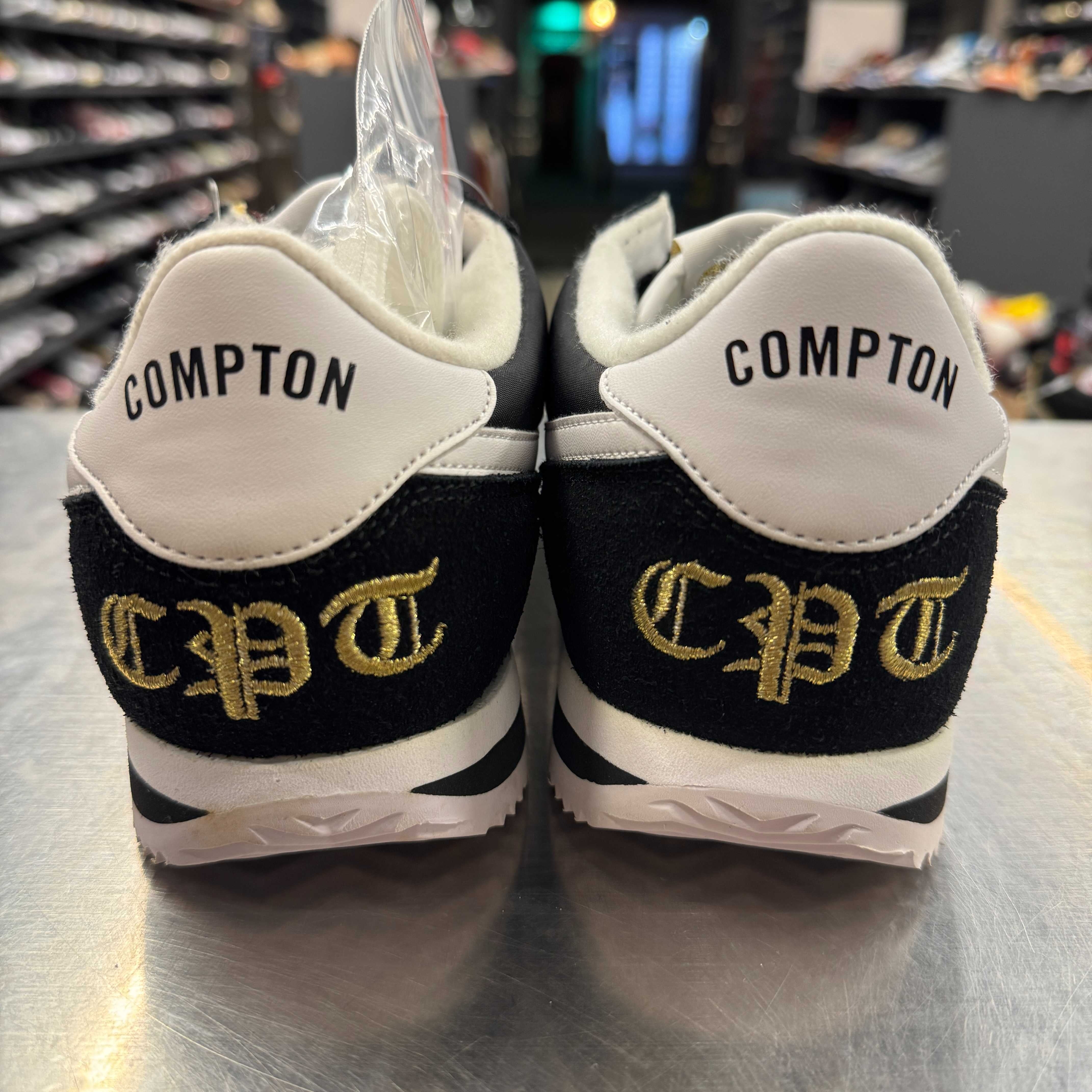 【US10.5】 NIKE CORTEZ BASIC NYLON PREM COMPTON 902804-001 【USED】