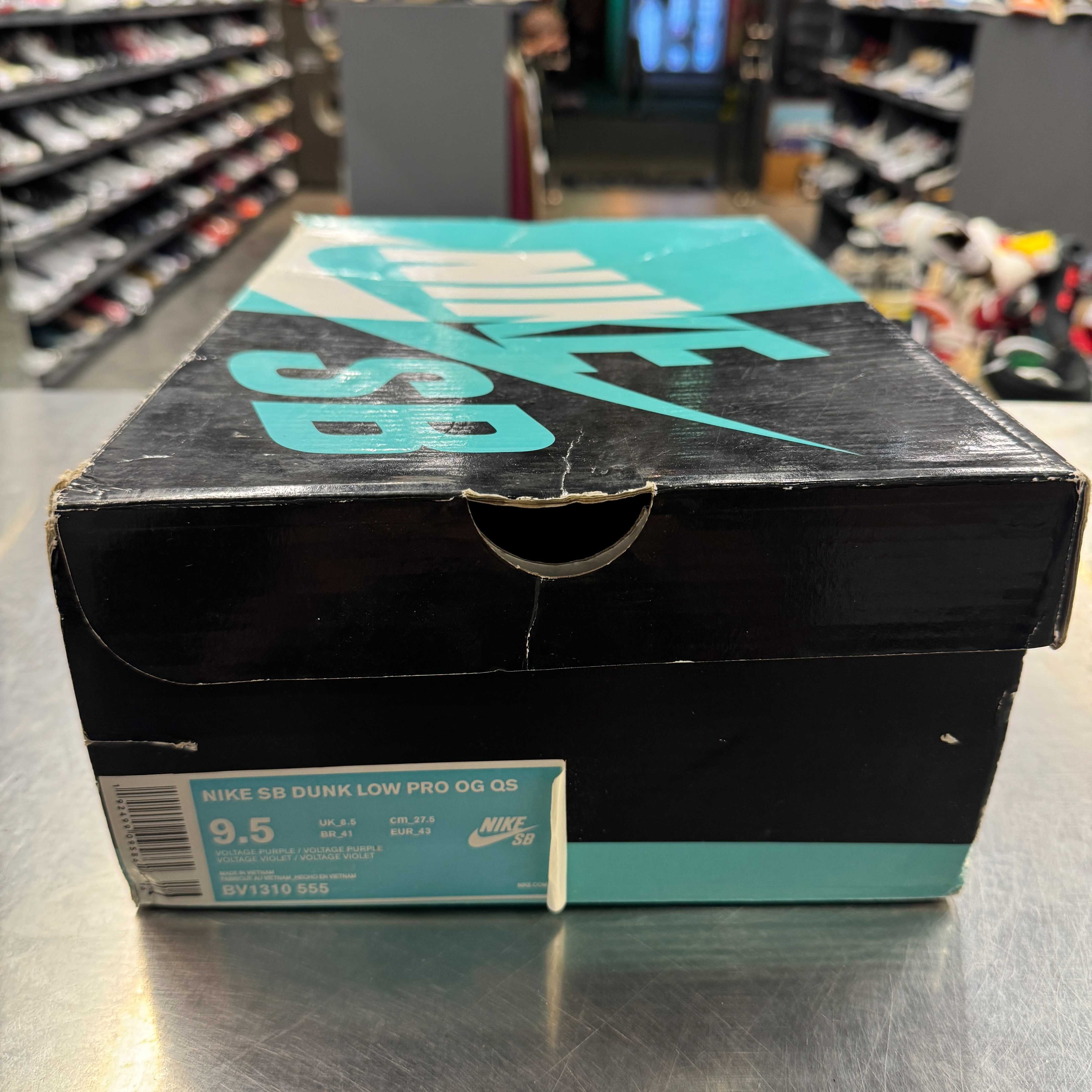 【US9.5】 NIKE SB SB DUNK LOW PRO OG QS CONCEPTS/SP BOX BV1310-555 【USED】