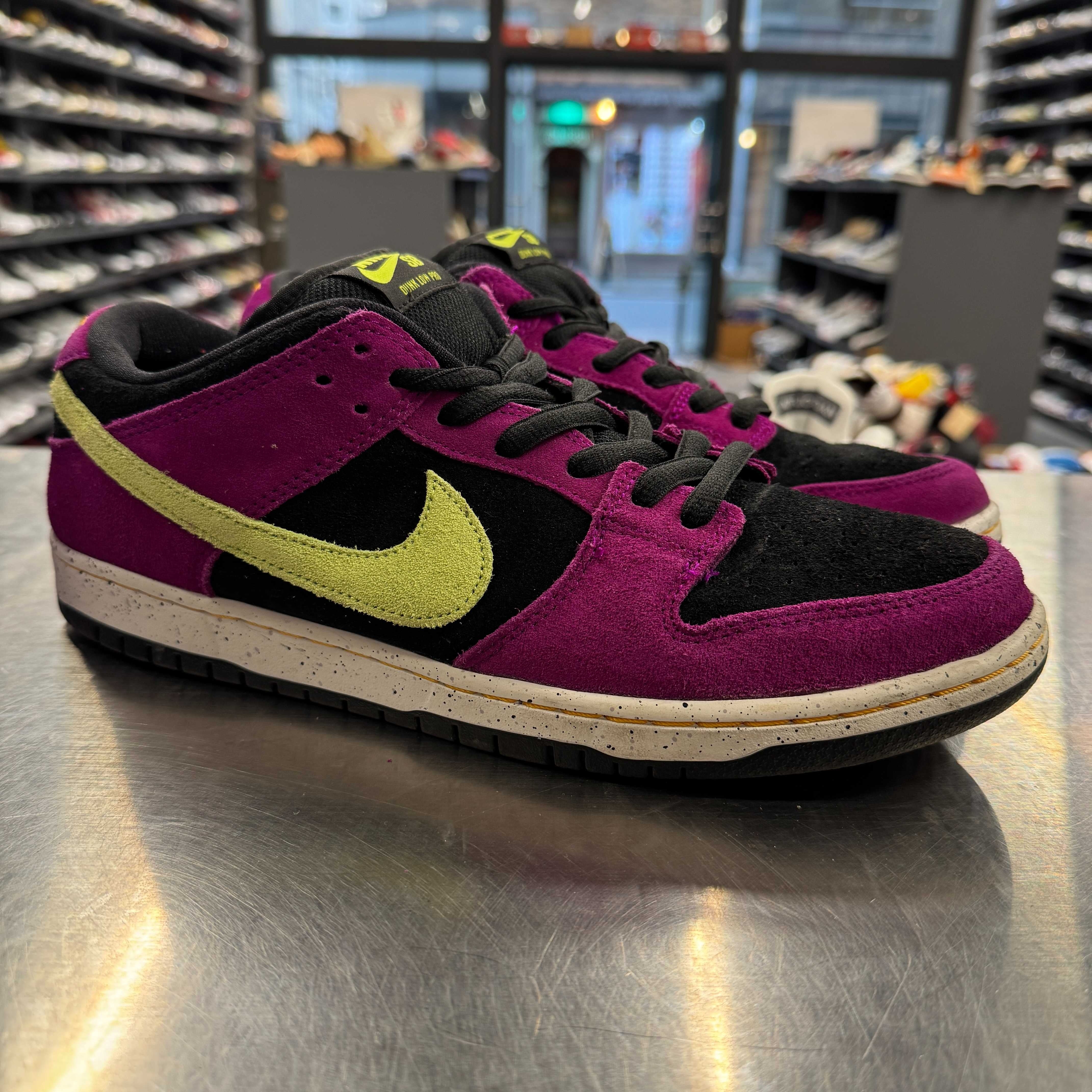 【US10.5】 NIKE SB SB DUNK LOW PRO RED PLUM BQ6817-501 【USED】